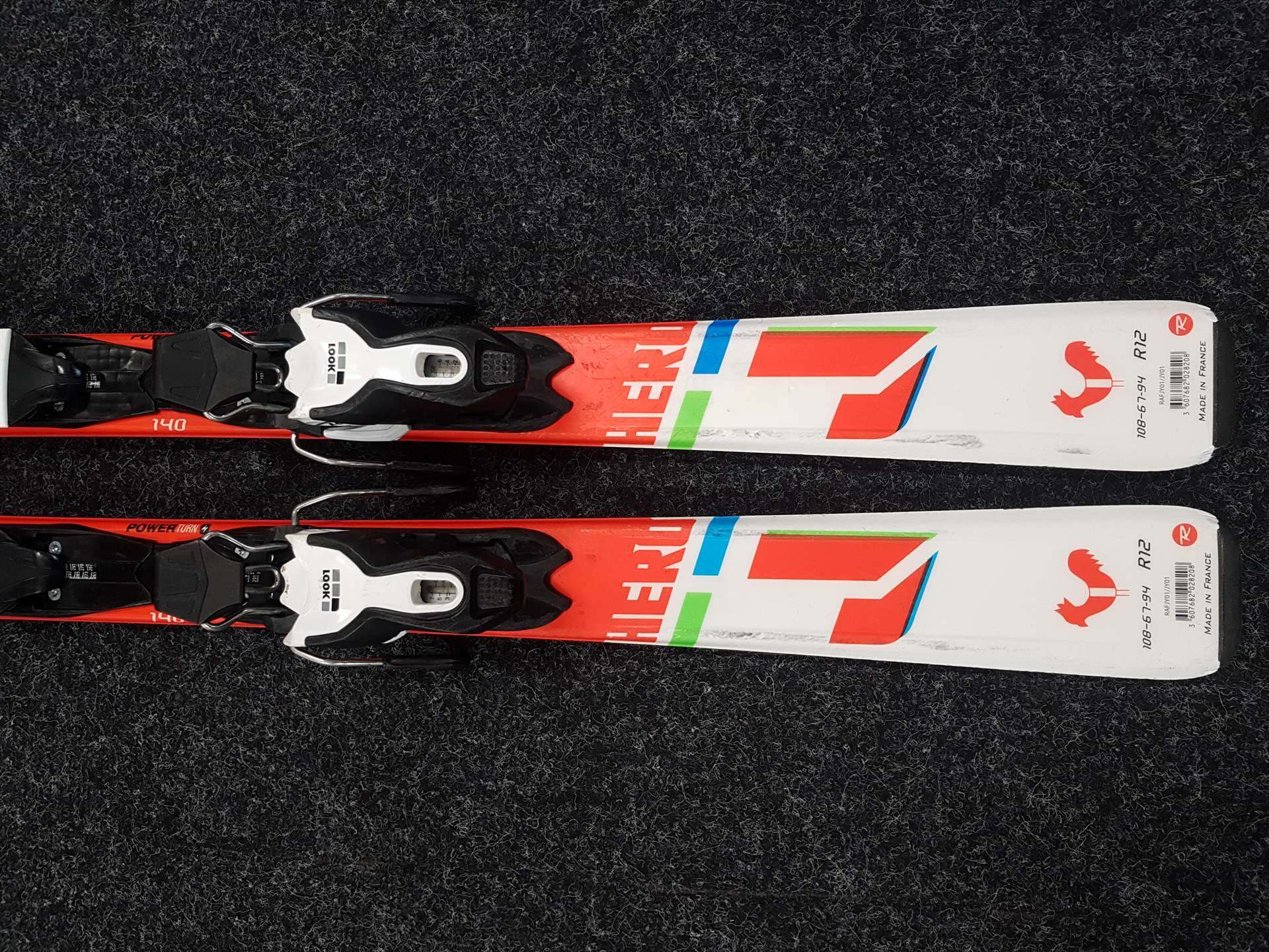 Použité lyže ROSSIGNOL Hero + viazanie Look Xpress 7