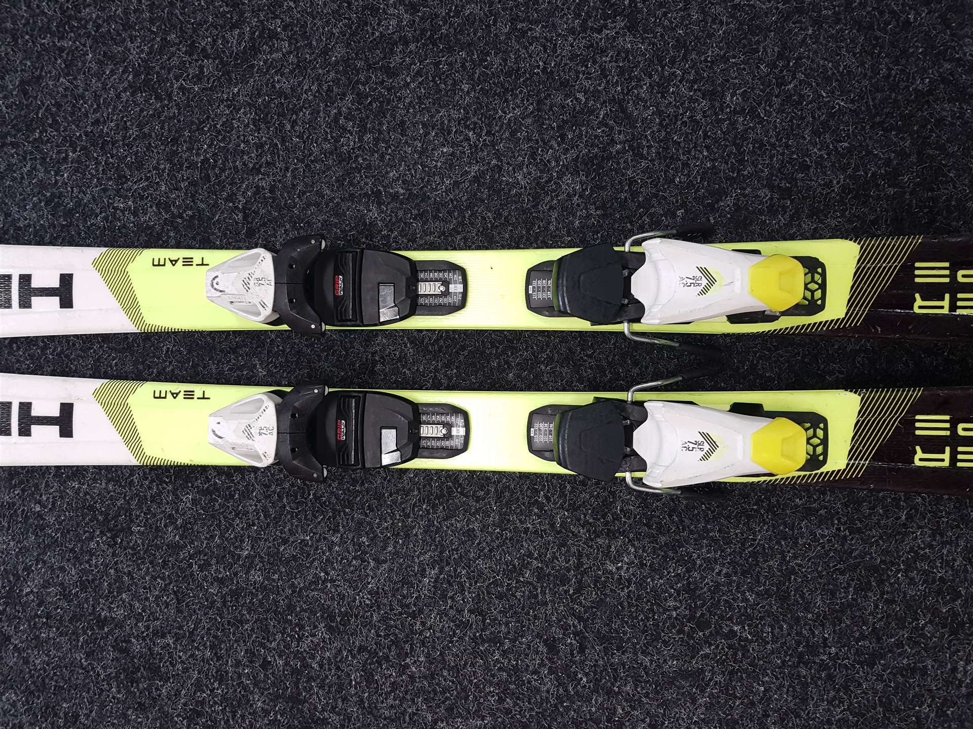 Rabljene dječje skije HEAD Super Shape Team + vezovi HeadSLR 7.5 AC