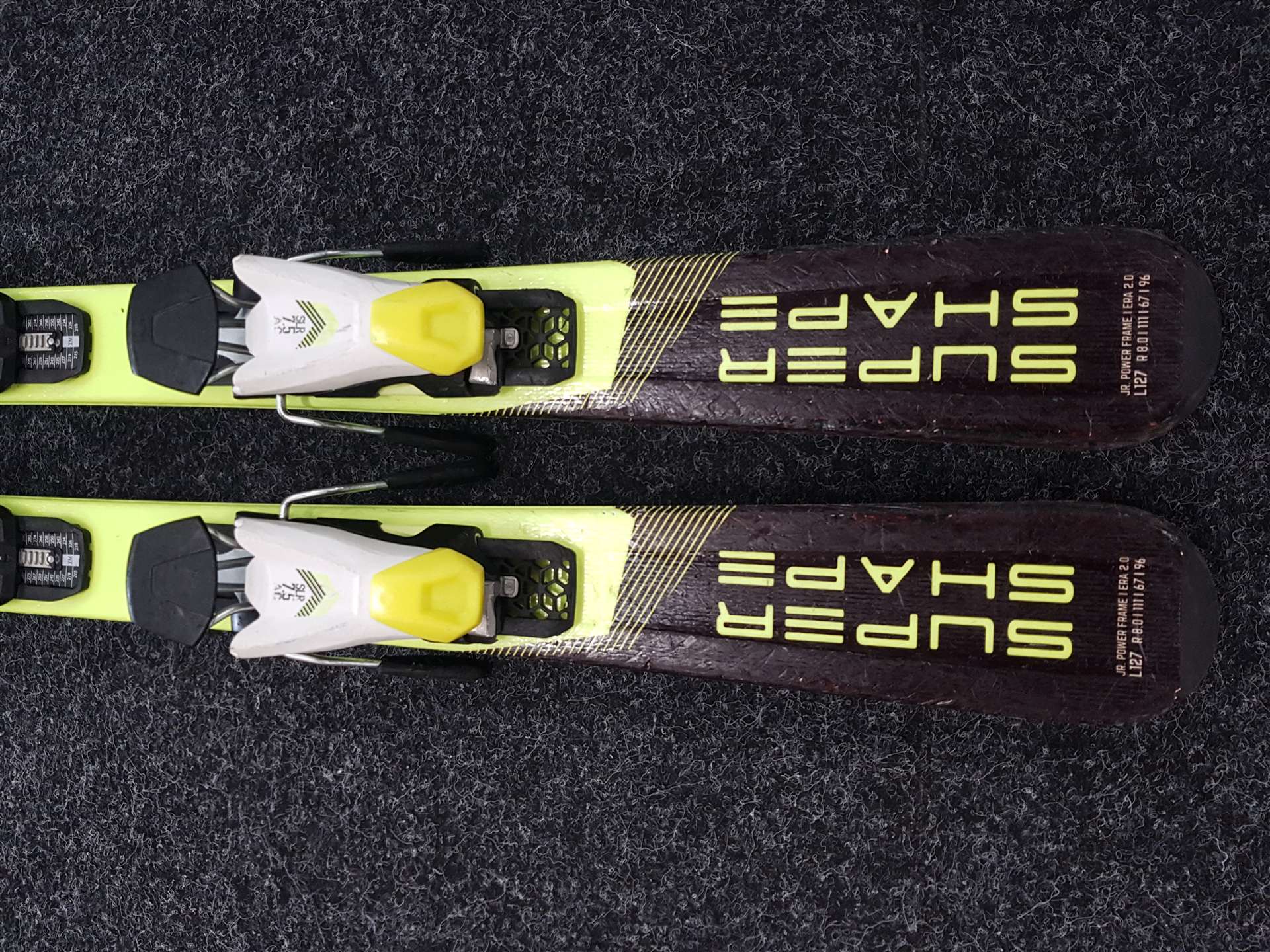 Rabljene dječje skije HEAD Super Shape Team + vezovi HeadSLR 7.5 AC