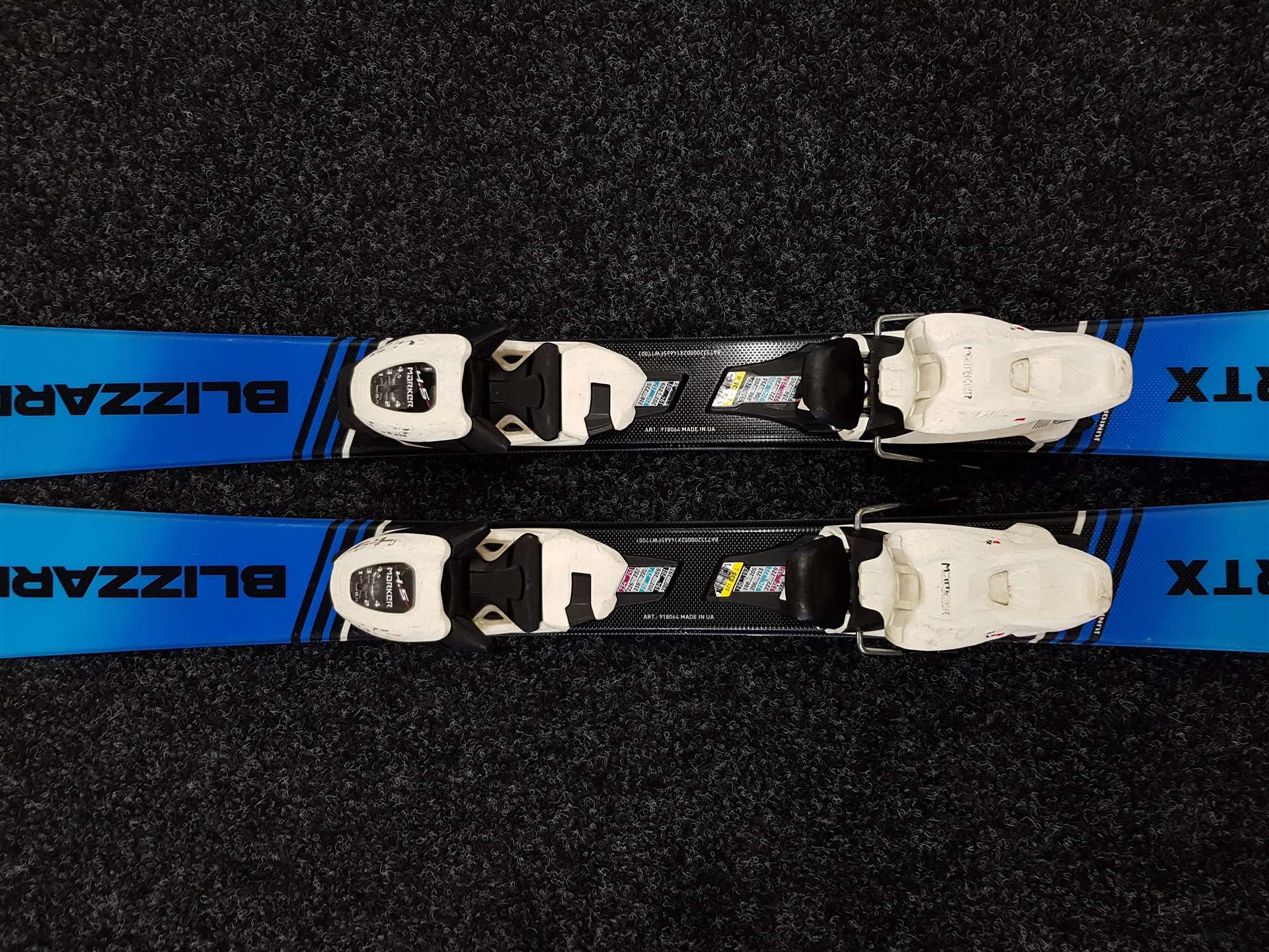 Rabljene dječje skije BLIZZARD RTX 100 + vezovi Marker 4.5