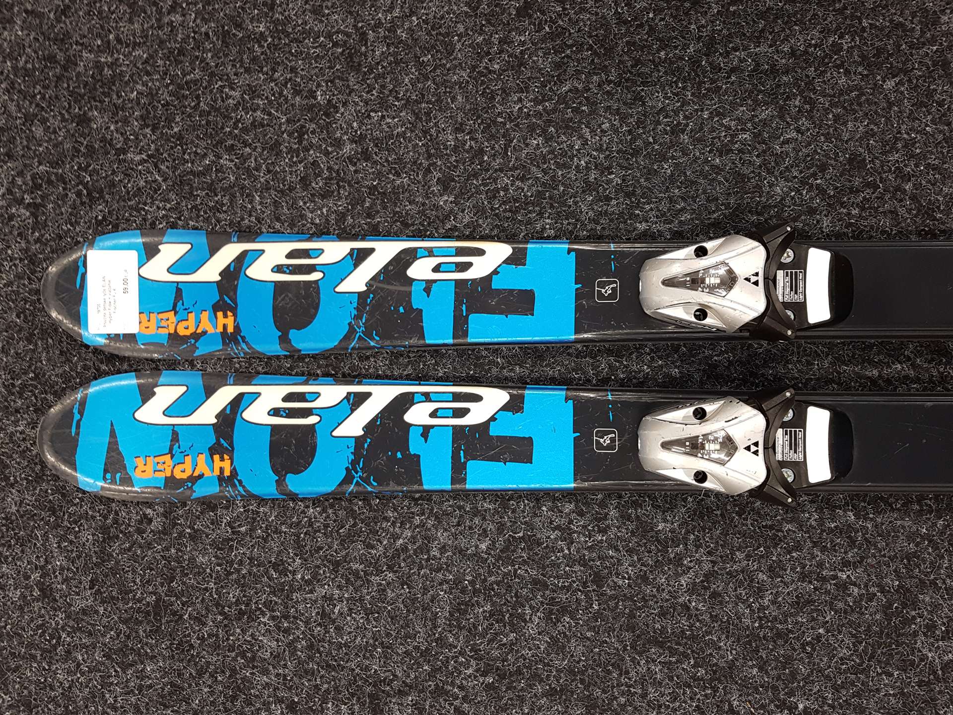 Gebrauchte Kinderski ELAN Hyper Flow + Fischer FJ 4 Bindungen