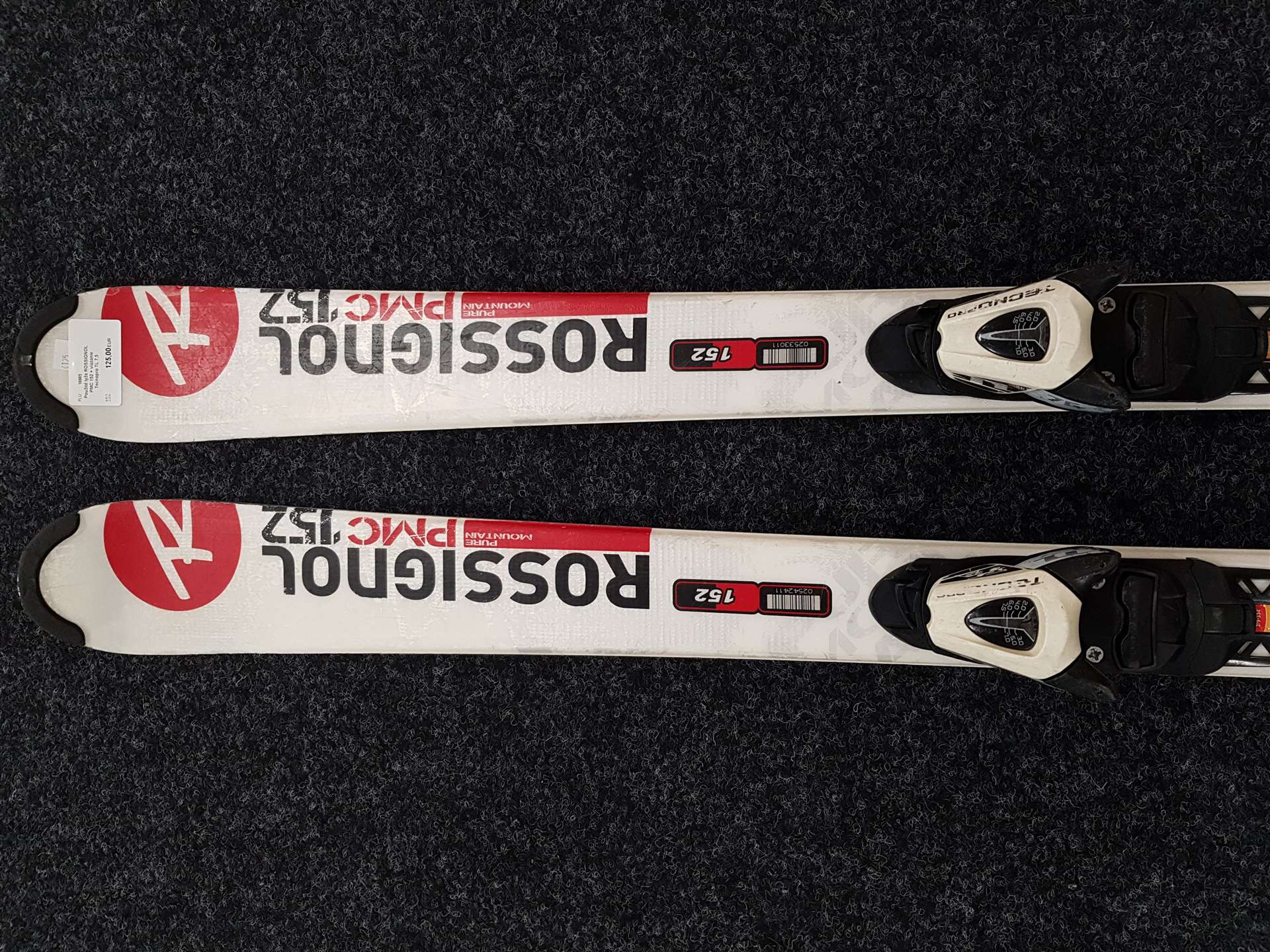 Použité lyže ROSSIGNOL PMC 152 + vázání Tecnopro TL 7,5