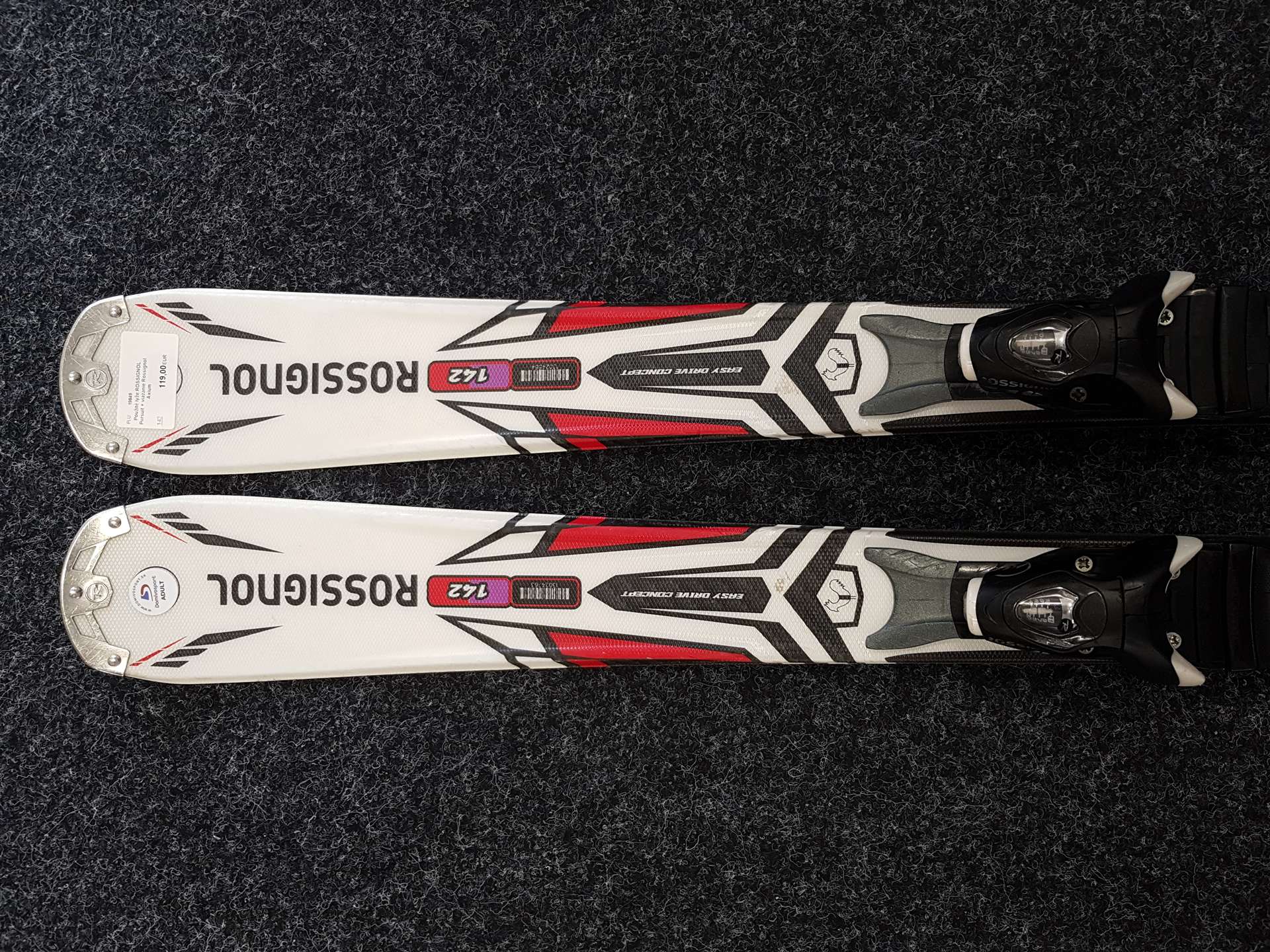 Sci da sci ROSSIGNOL Pursuit usati + attacchi Rossignol Axium