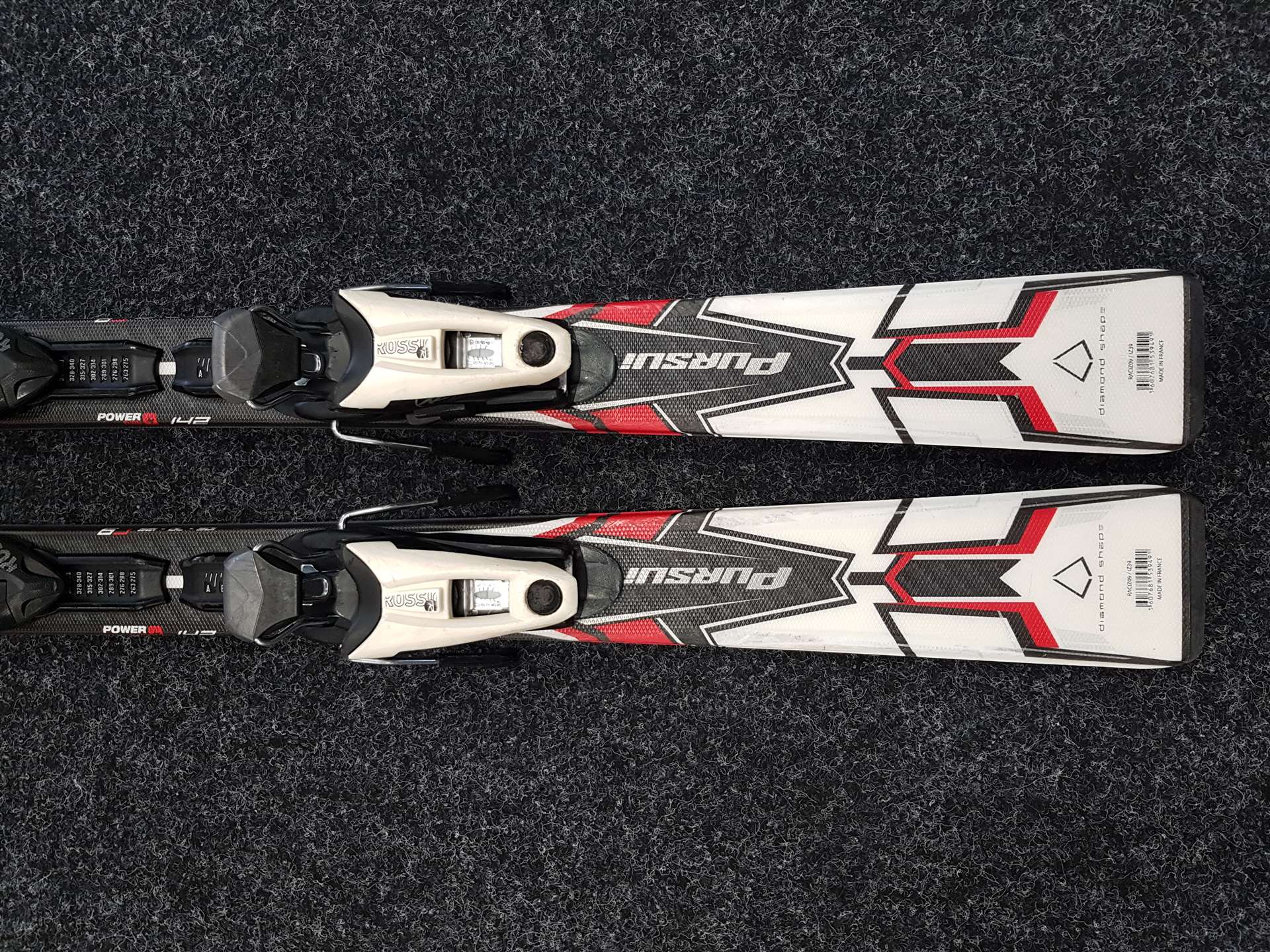 Sci da sci ROSSIGNOL Pursuit usati + attacchi Rossignol Axium