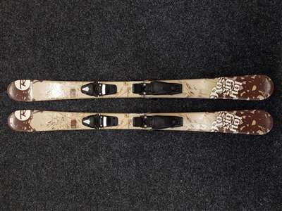 Esquís freestyle ROSSIGNOL S1 JR usados + fijaciones Tyrolia 4.5