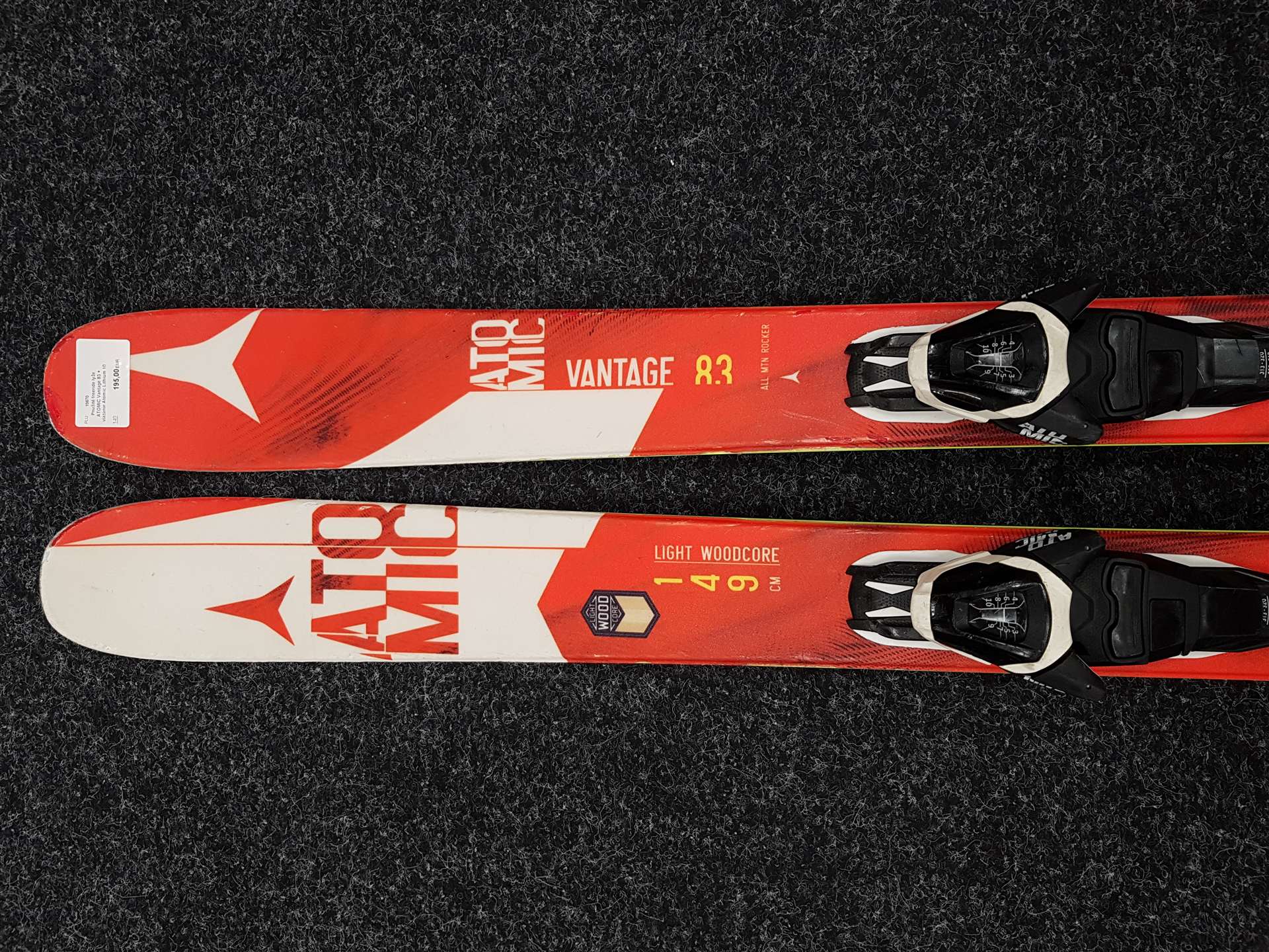 Použité freeride lyže ATOMIC Vantage 83 + vázání Atomic Lithium 10