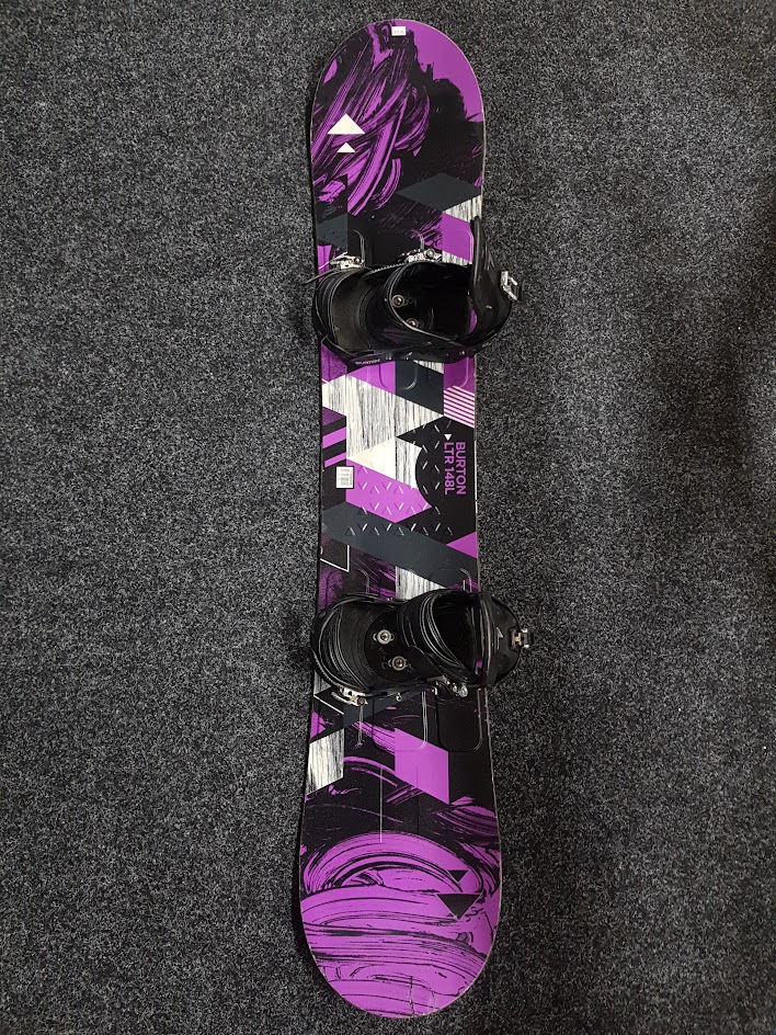 Snowboard Burton LTR d'occasion + fixations Burton taille M