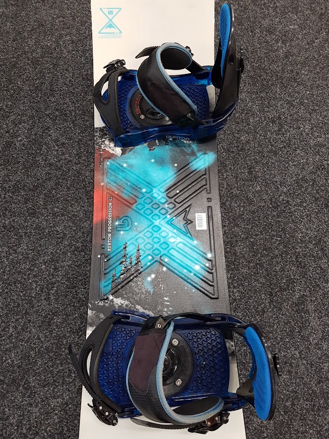 Deska snowboardowa Burton Progression bazar + wiązania Burton w rozmiarze M