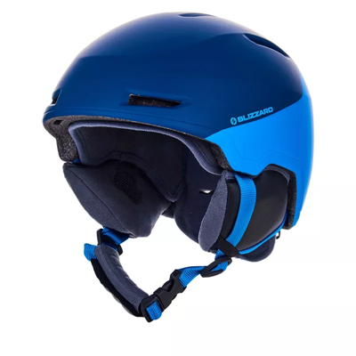 kask narciarski Blizzard Viper junior ciemnoniebieski matowy/jasnoniebieski matowy