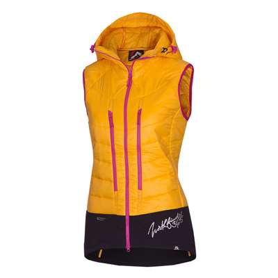 Gilet isolant pour femme JAVOROVA VE-4445SKP jaunenoir