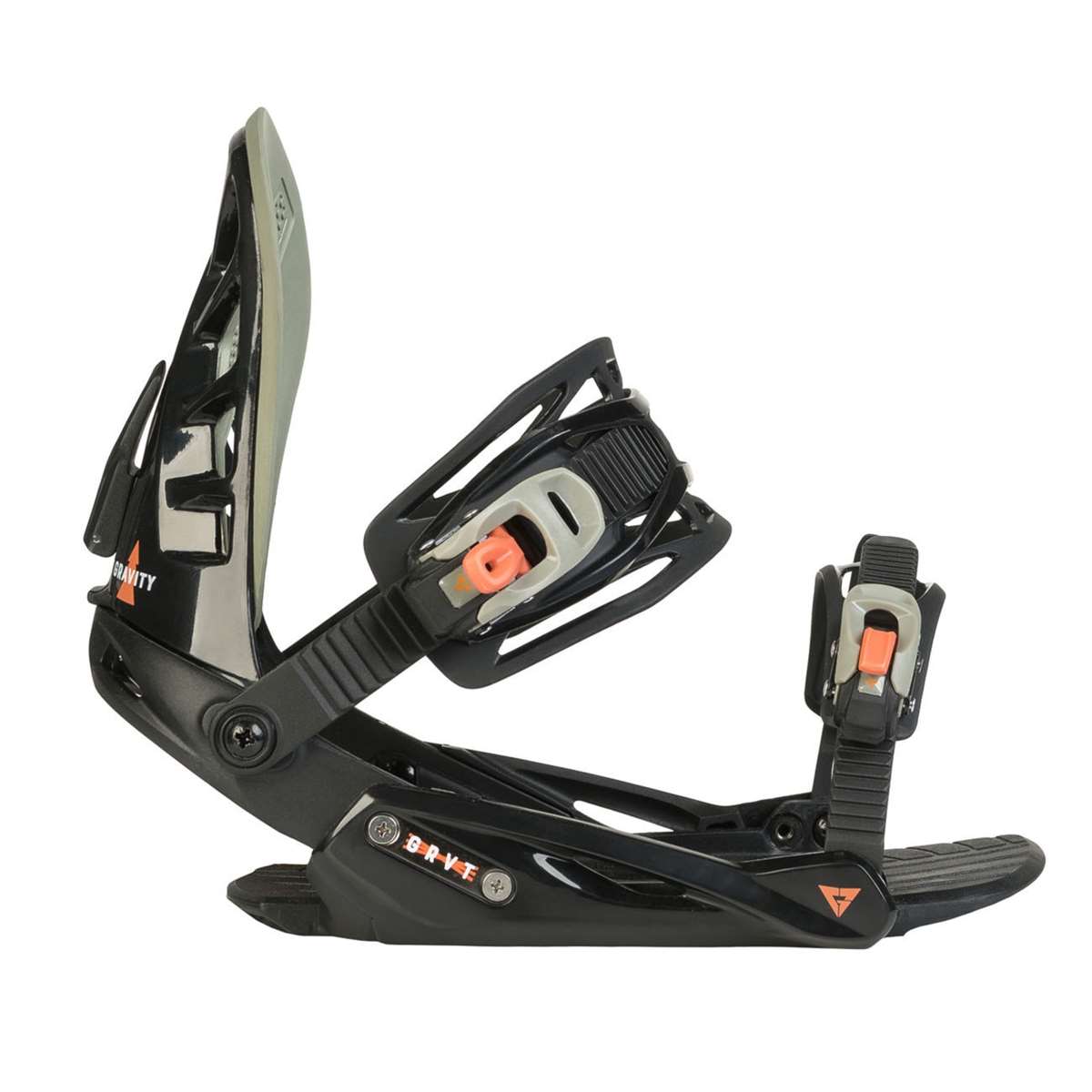 fixations de snowboard Gravity G1 Noir/Piment/Poivre