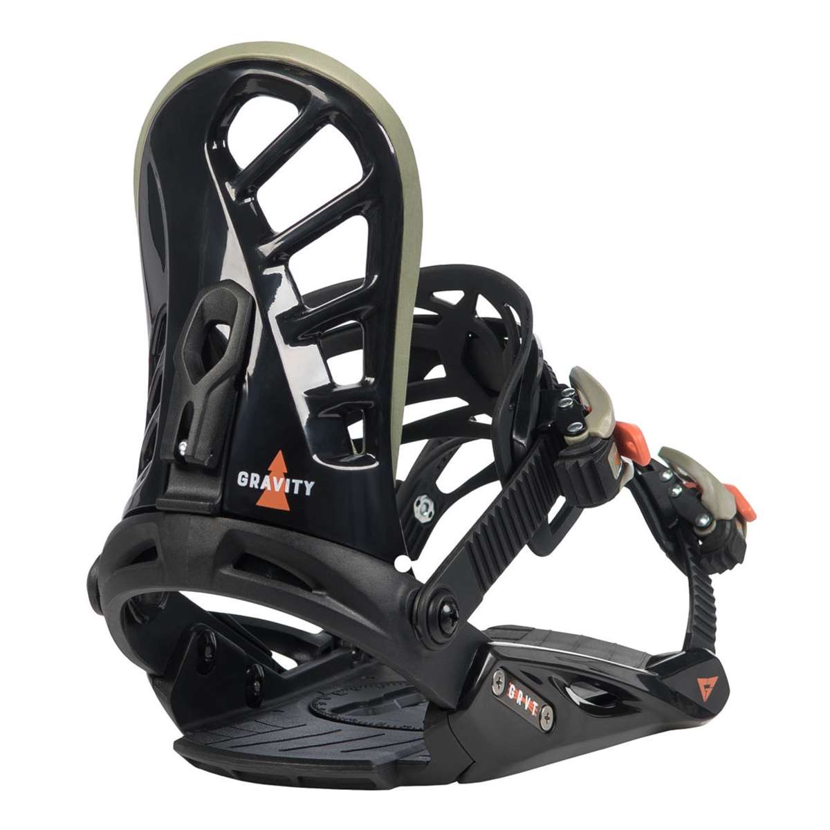 fixations de snowboard Gravity G1 Noir/Piment/Poivre