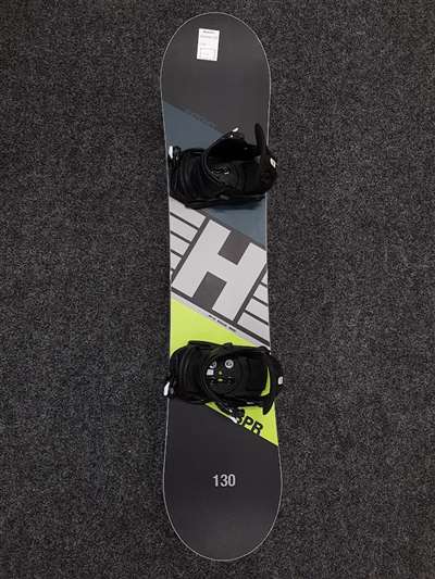 Tabla de snowboard Hatchey SPR a precio de ganga + fijaciones Head talla XS
