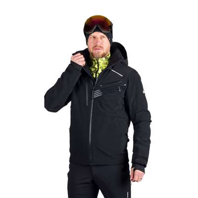Pánska lyžiarska bunda Northfinder TOHNIS1 BU-37901SNW Dermizax Black