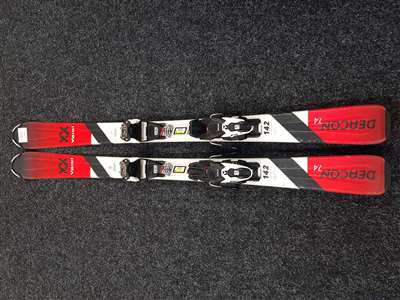 Esquís VOLKL Decon 7.4 usados + fijaciones Marker FDT 10