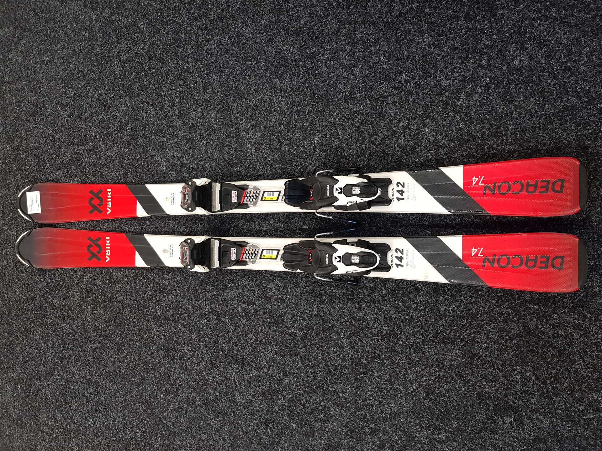 Használt VOLKL Decon 7.4 sílécek + Marker FDT 10 kötéssel