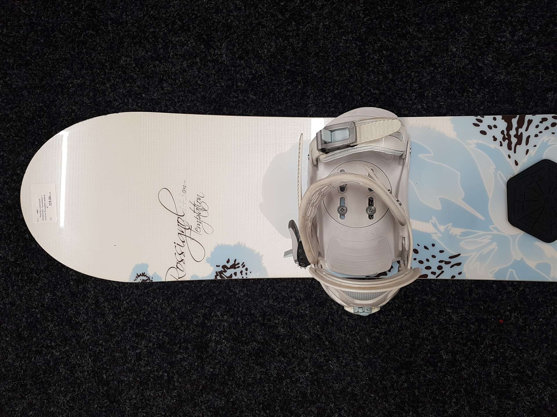 Použitý snowboard ROSSIGNOL Temptation + viazanie Rossignol veľkosť M