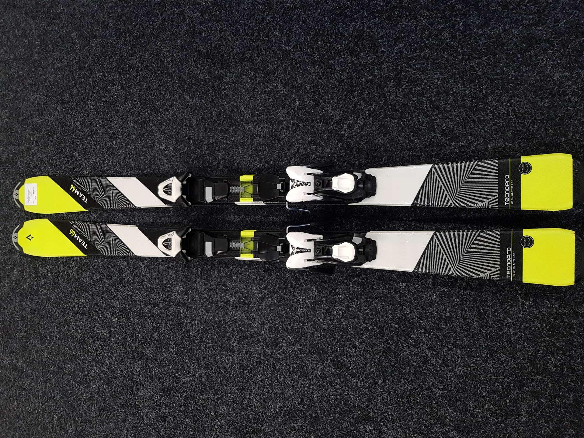 Použité lyže TECNOPRO Team 66 + viazanie Tecnopro 7.5