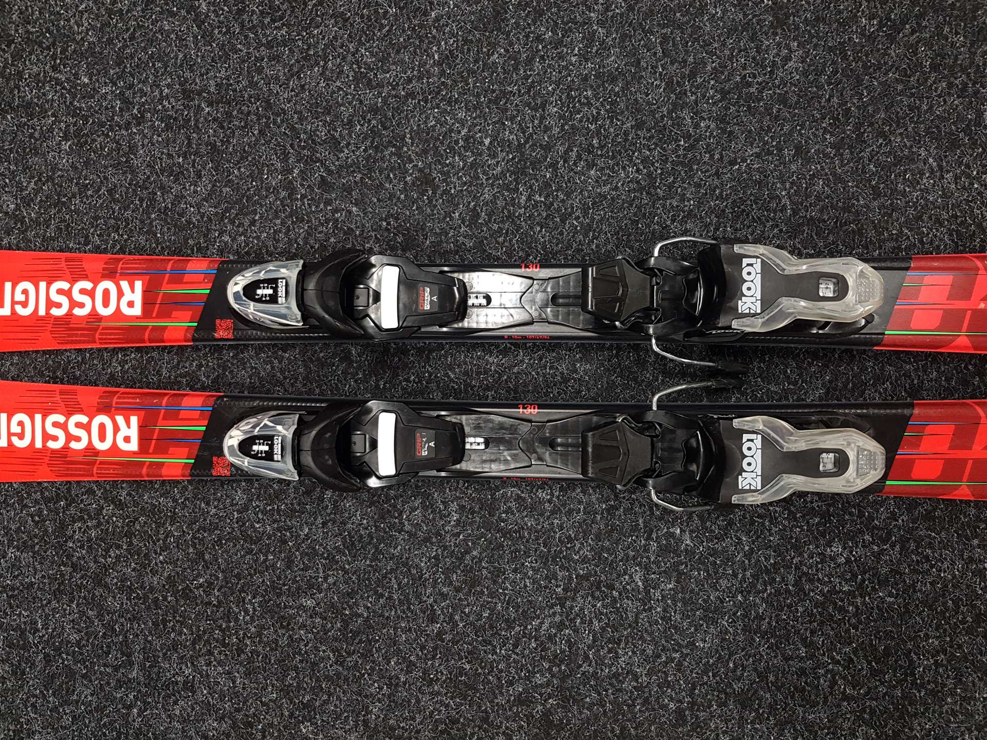 Używane narty dziecięce ROSSIGNOL Hero Multi Event Junior + wiązania Look Xpress 7