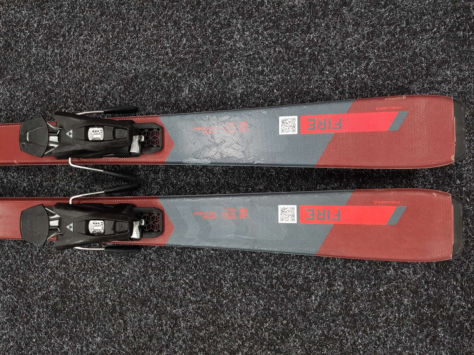 Używane narty FISCHER Fire + wiązania Fischer RS 9
