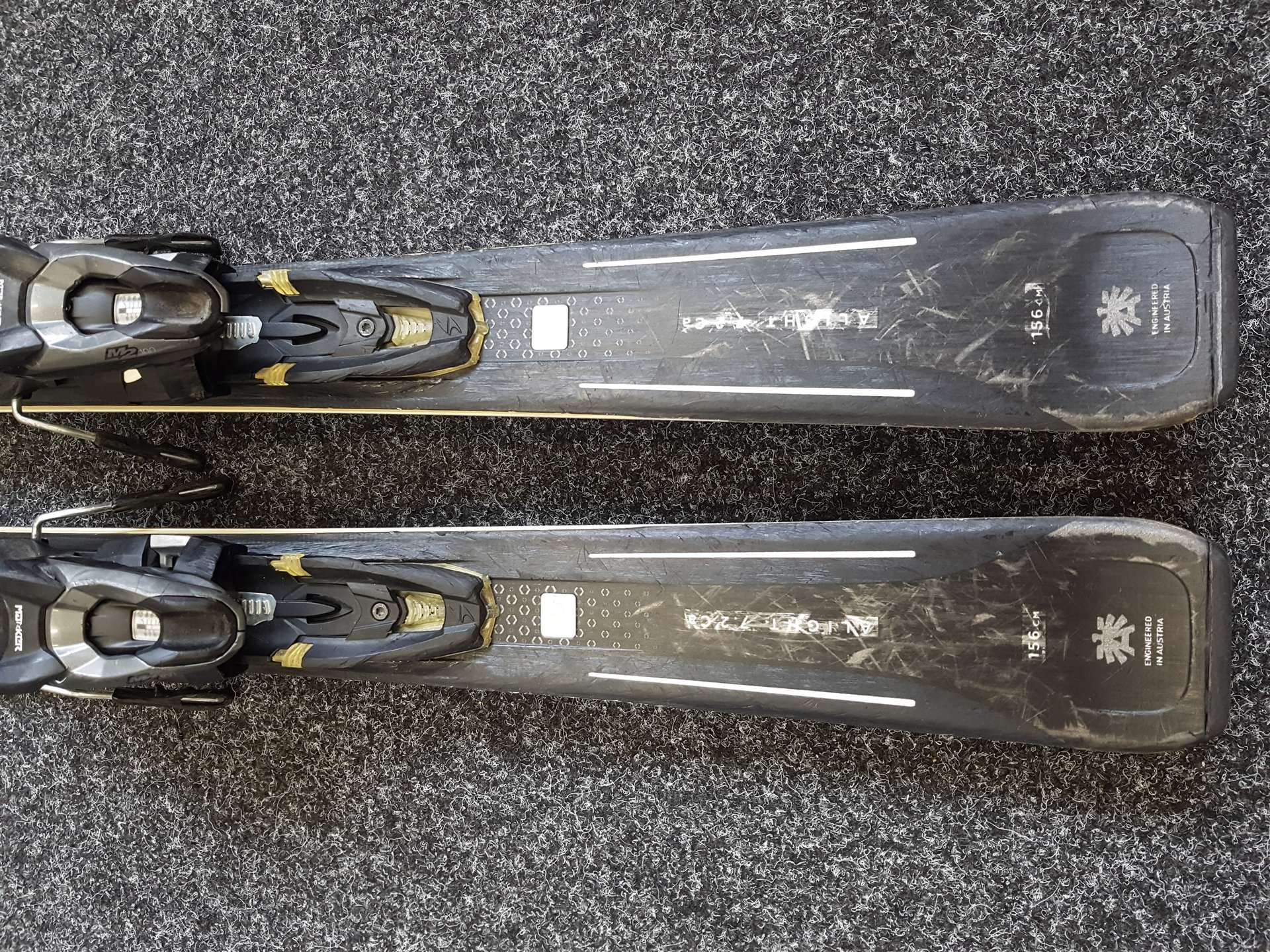 Použité lyže BLIZZARD Al light 72 Ca + viazanie Marker M2 10