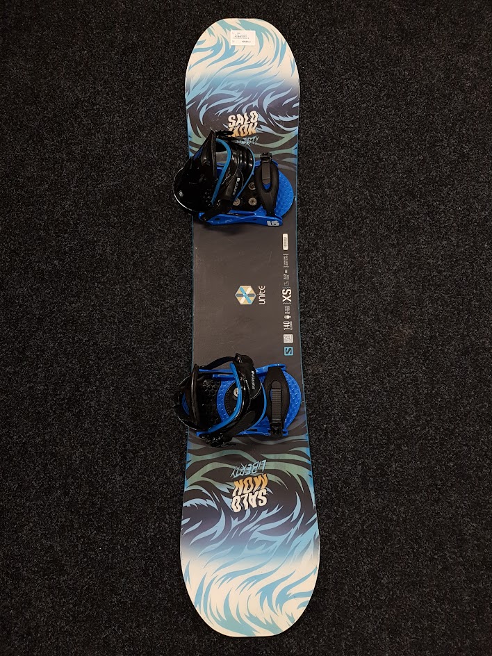 Snowboard SALOMON Liberty d'occasion + fixations Burton taille S