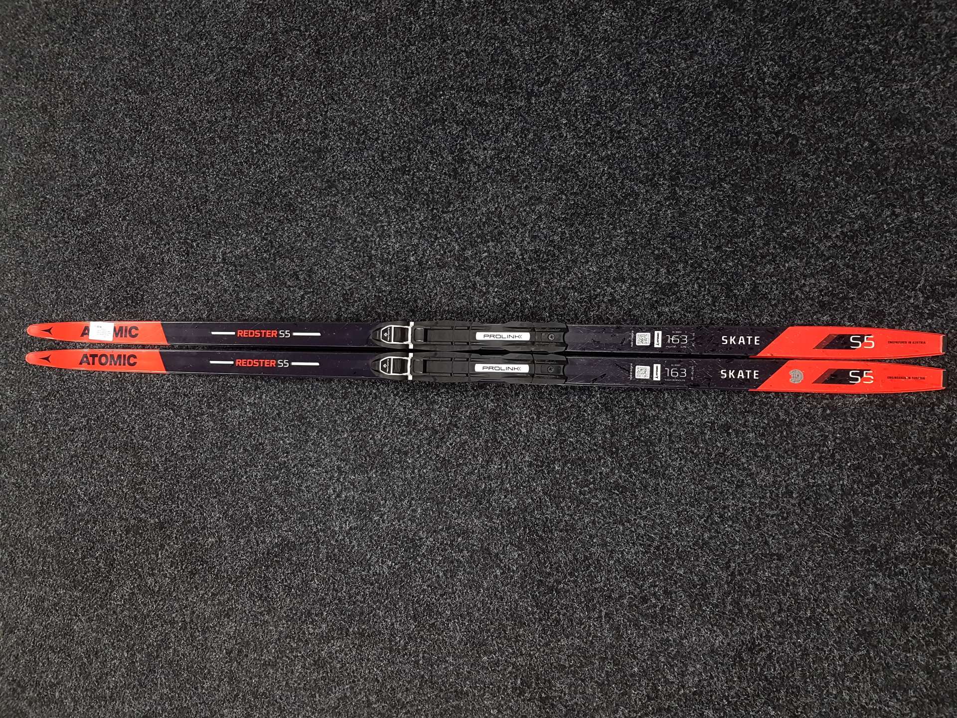 Gebrauchte Atomic Redster S5 Skate Langlaufski + NNN Tecnopro Prolink Bindungen