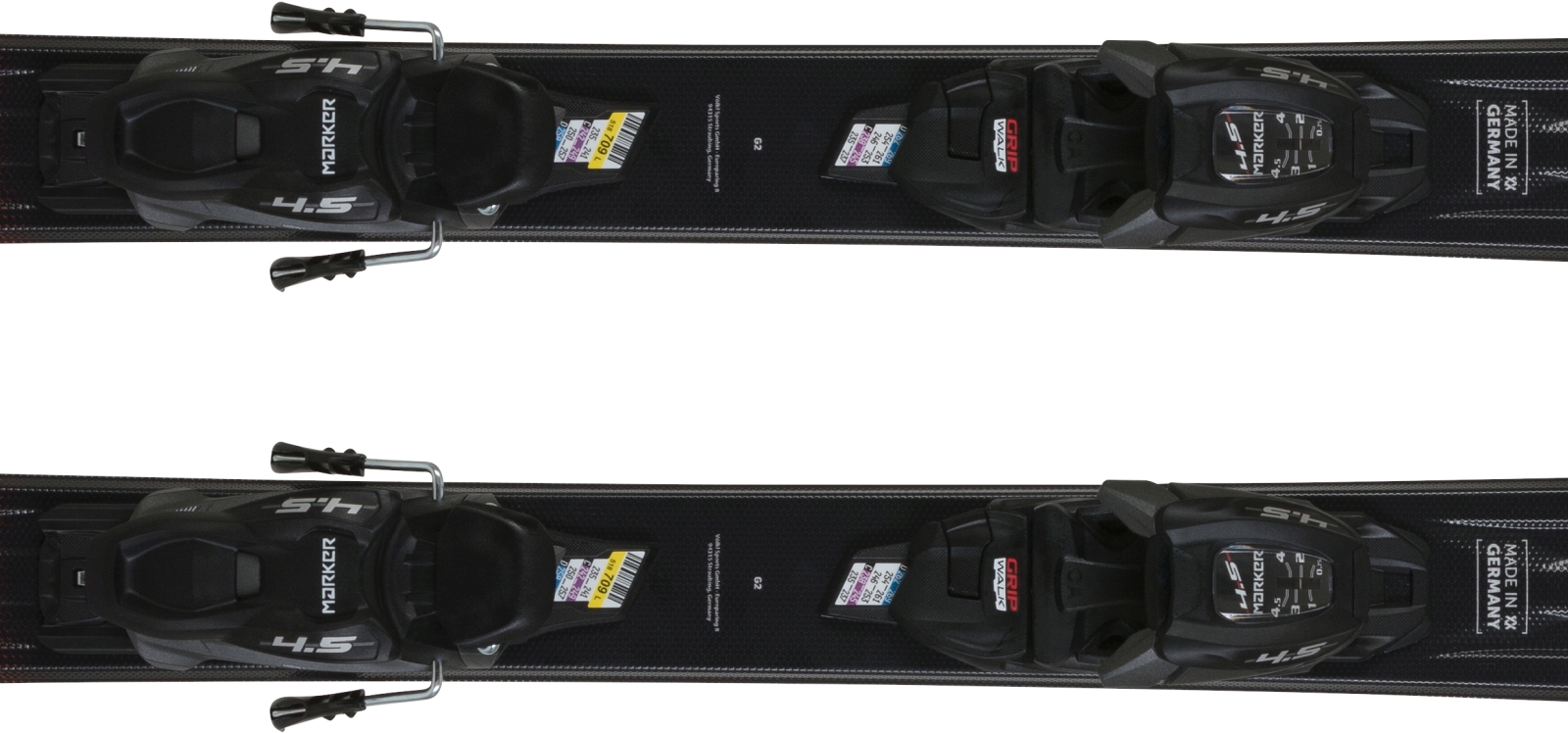 Schiuri RACETIGER JUNIOR RED + legături 4.5 VMOTION JR