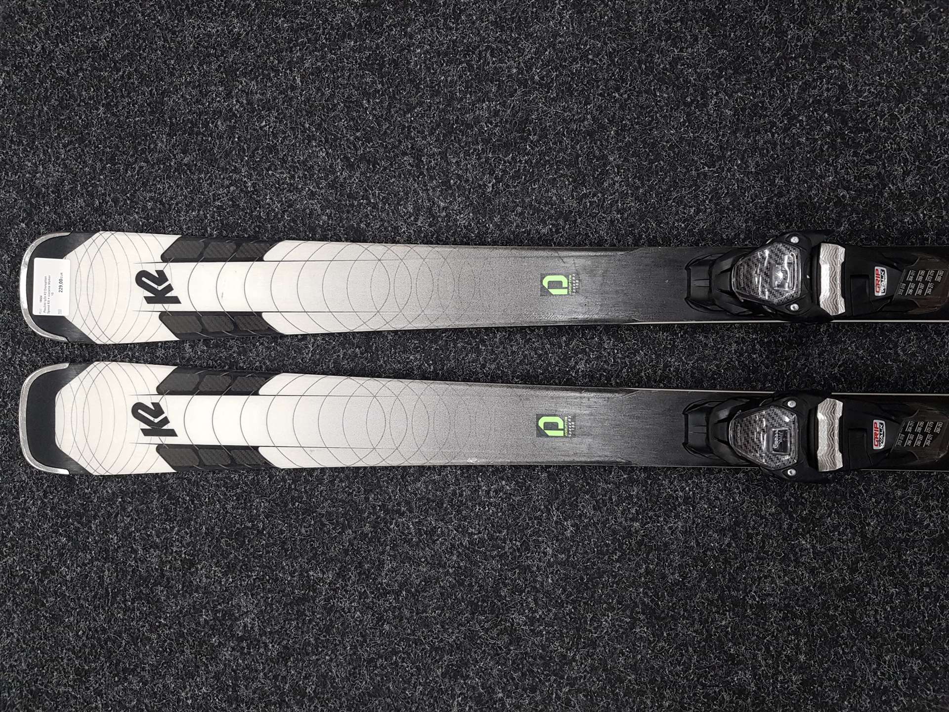 Skis K2 Disruption Speed RX d'occasion + fixations Marker 10