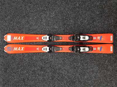 Použité dětské lyže SALOMON S/MAX JR + vázání Salomon 5