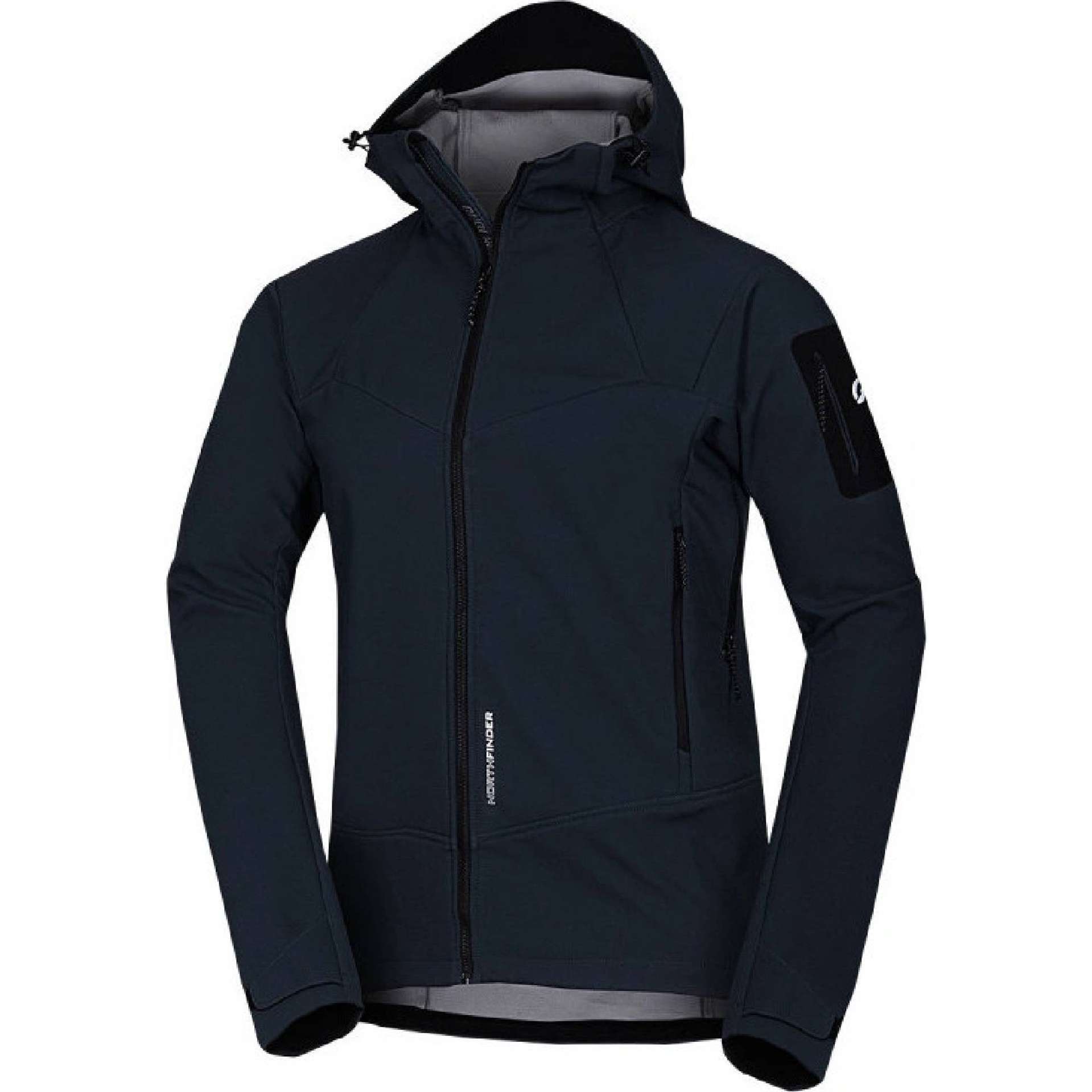 Męska kurtka typu softshell Northfinder FABIO czarna