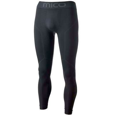 Sous-vêtement thermique homme MICO CALZAMAGLIA LUNGA MAN SUPERTHERMO MERINO, NOIR