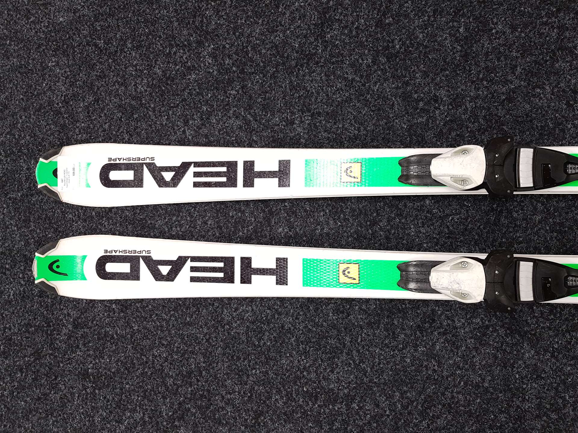 Použité lyže HEAD Supershape  + viazanie Head SLR 7.5