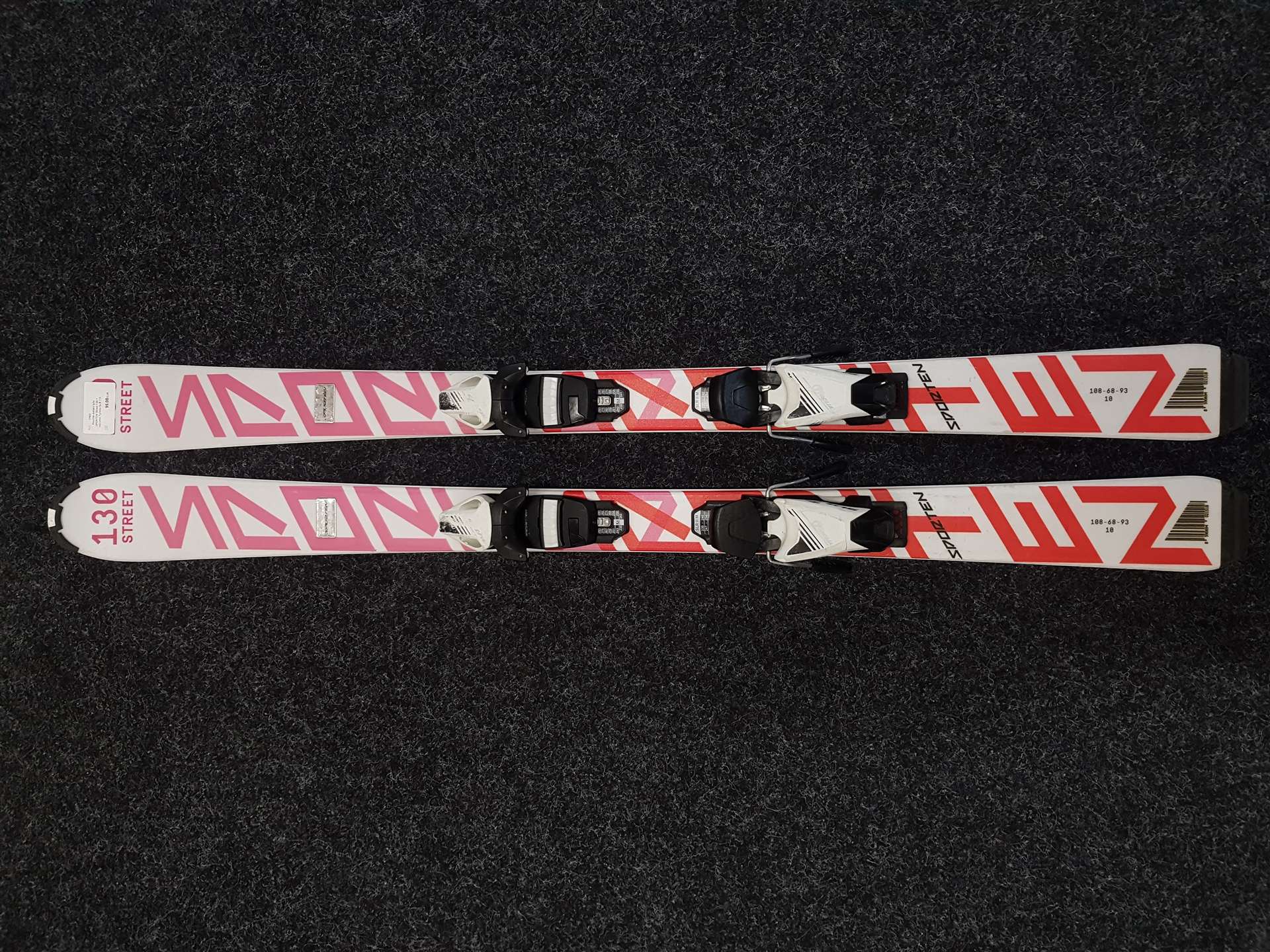 Použité detské lyže SPORTEN Street 130 + viazanie Tyrolia SLR 7,5