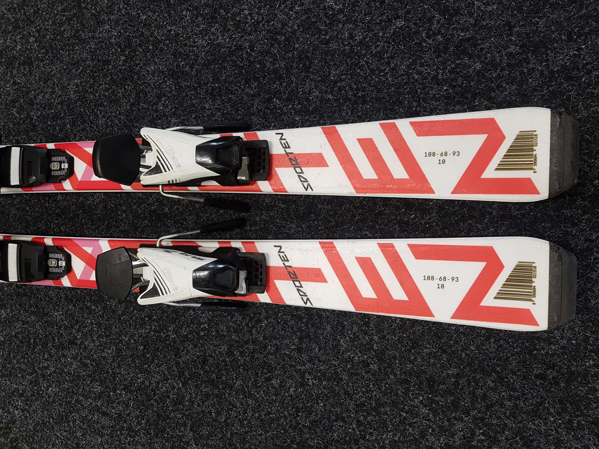 Použité detské lyže SPORTEN Street 130 + viazanie Tyrolia SLR 7,5