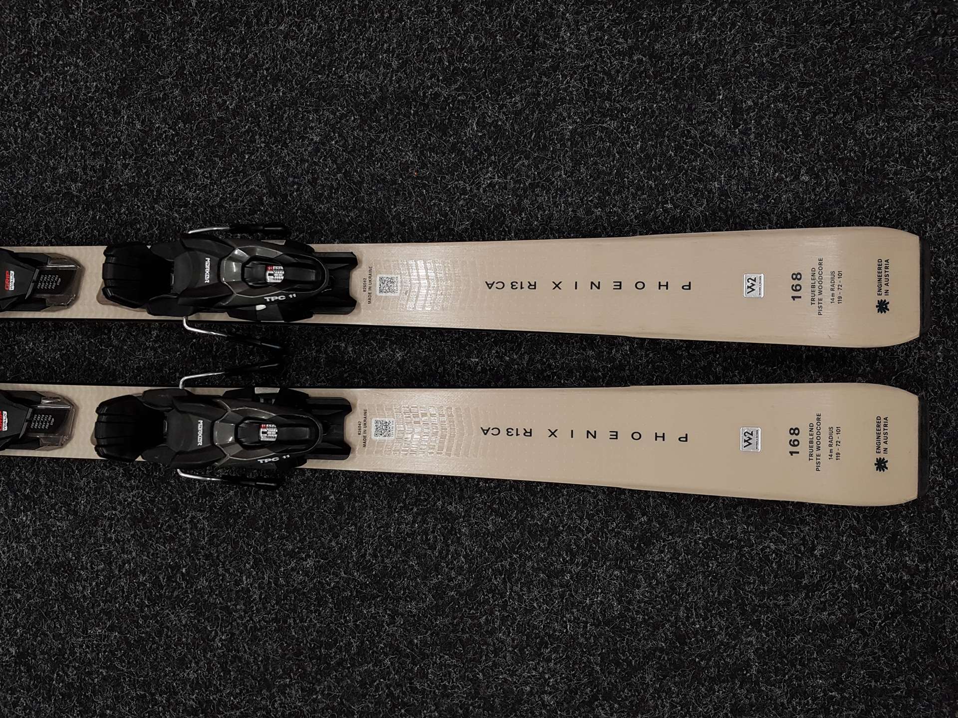 Gebrauchte Skier BLIZZARD Phoenix R13 CA + Bindungen Marker TPC 11