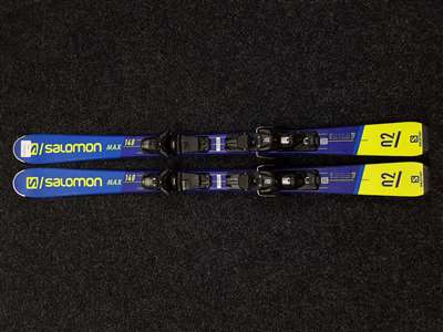 Skis SALOMON Max d'occasion + fixations Salomon M10
