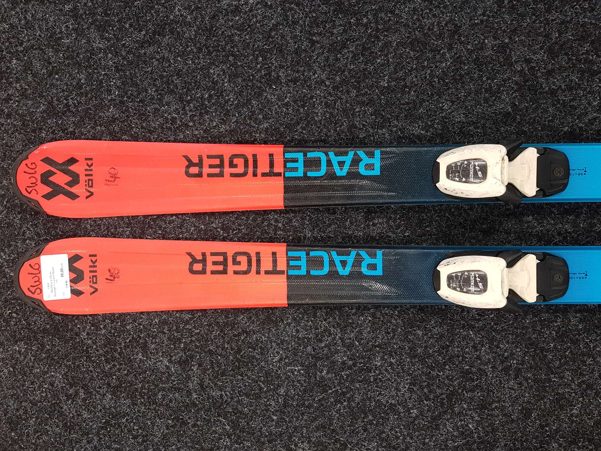 Schiuri VOLKL Racetiger folosite + legături Marker 4.5