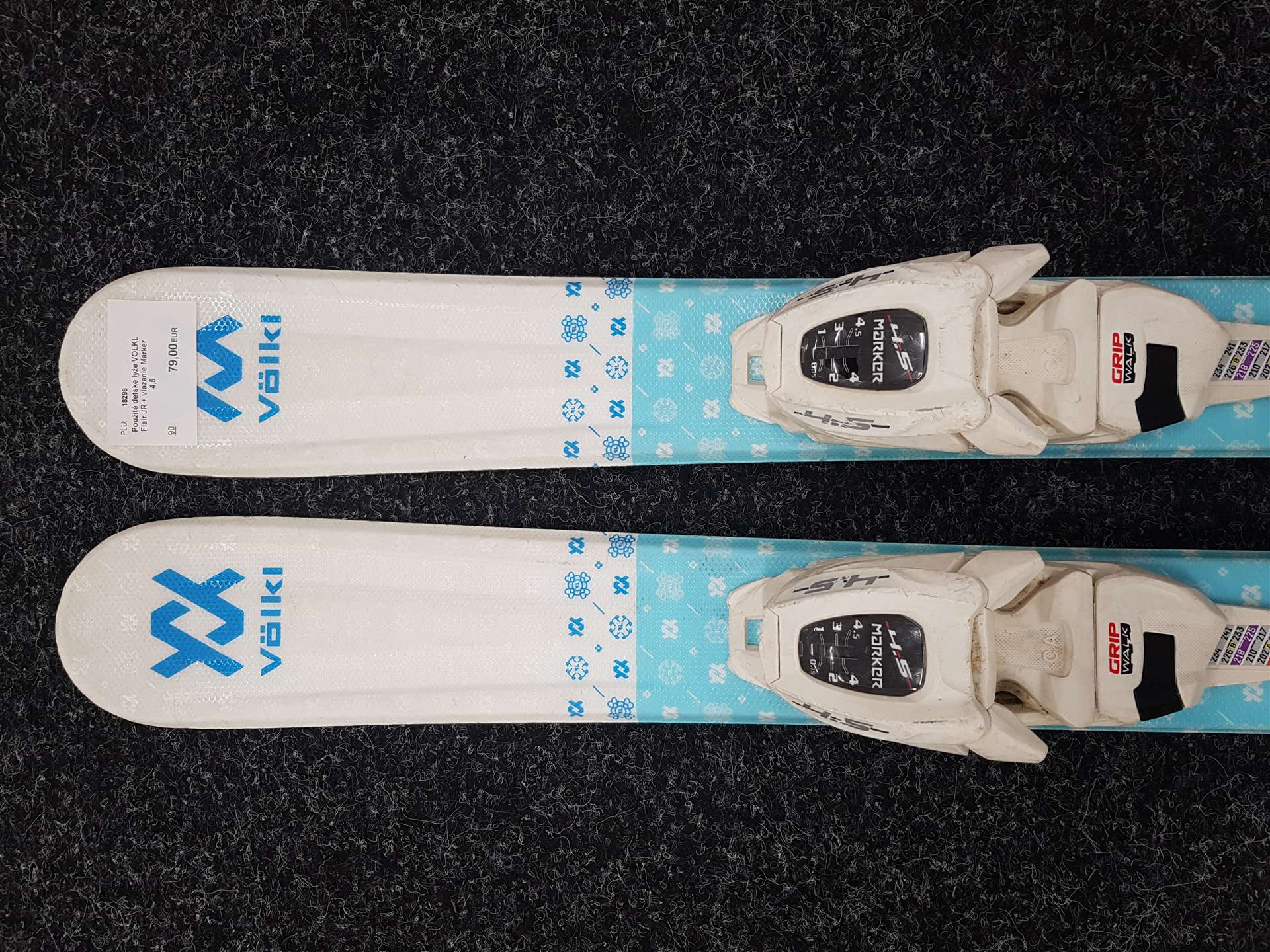 Gebrauchte VOLKL Racetiger 13 Ski + Marker 7.0 Bindungen
