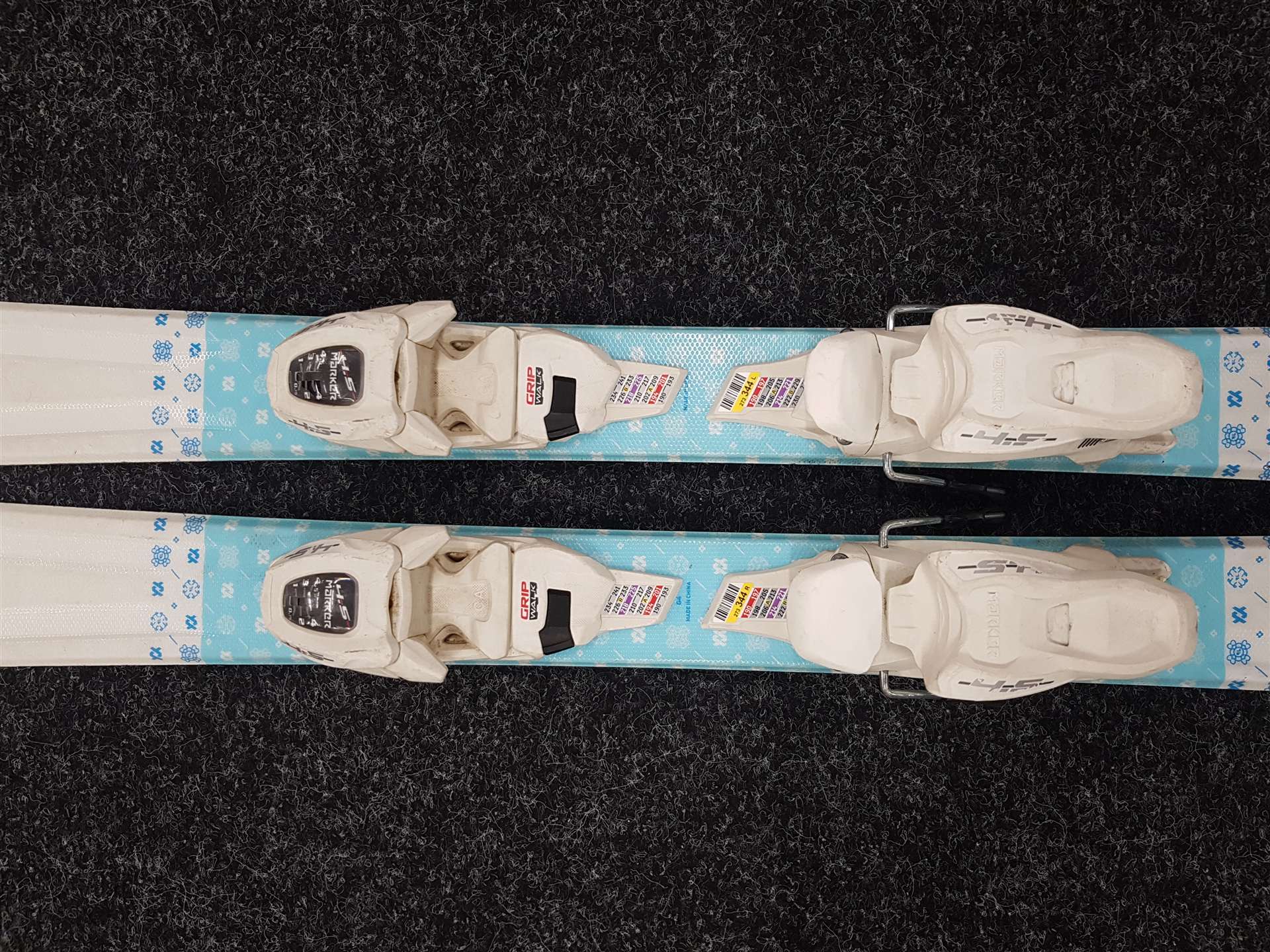 Gebrauchte VOLKL Racetiger 13 Ski + Marker 7.0 Bindungen