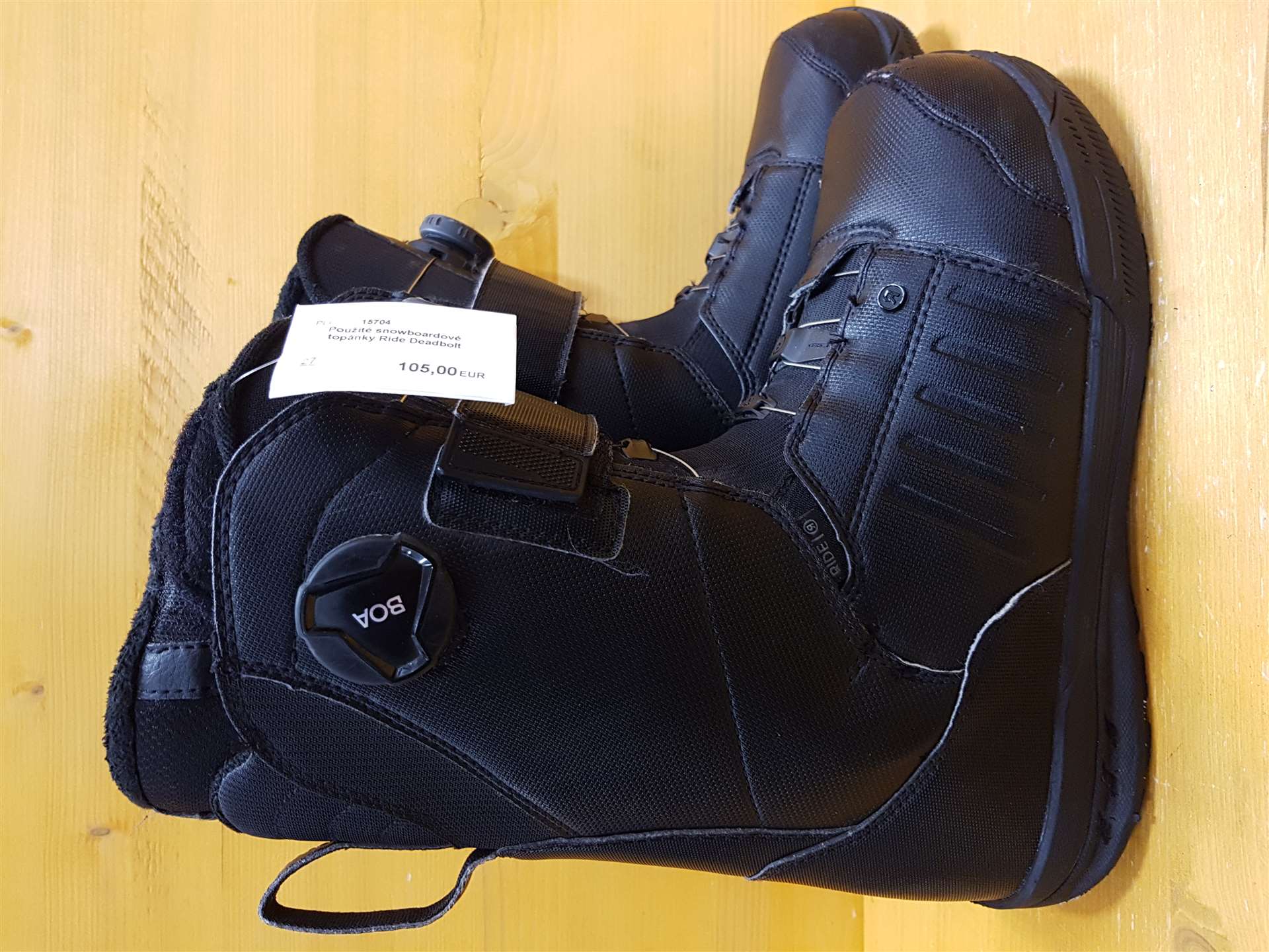 Ghete de snowboard Ride Deadbolt folosite