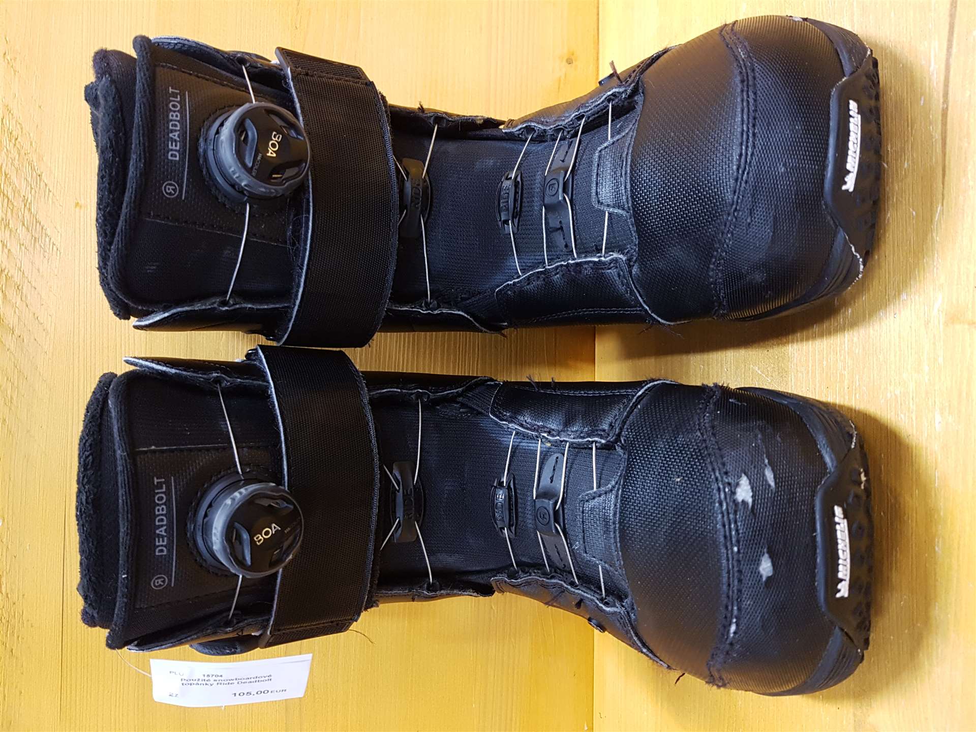 Ghete de snowboard Ride Deadbolt folosite