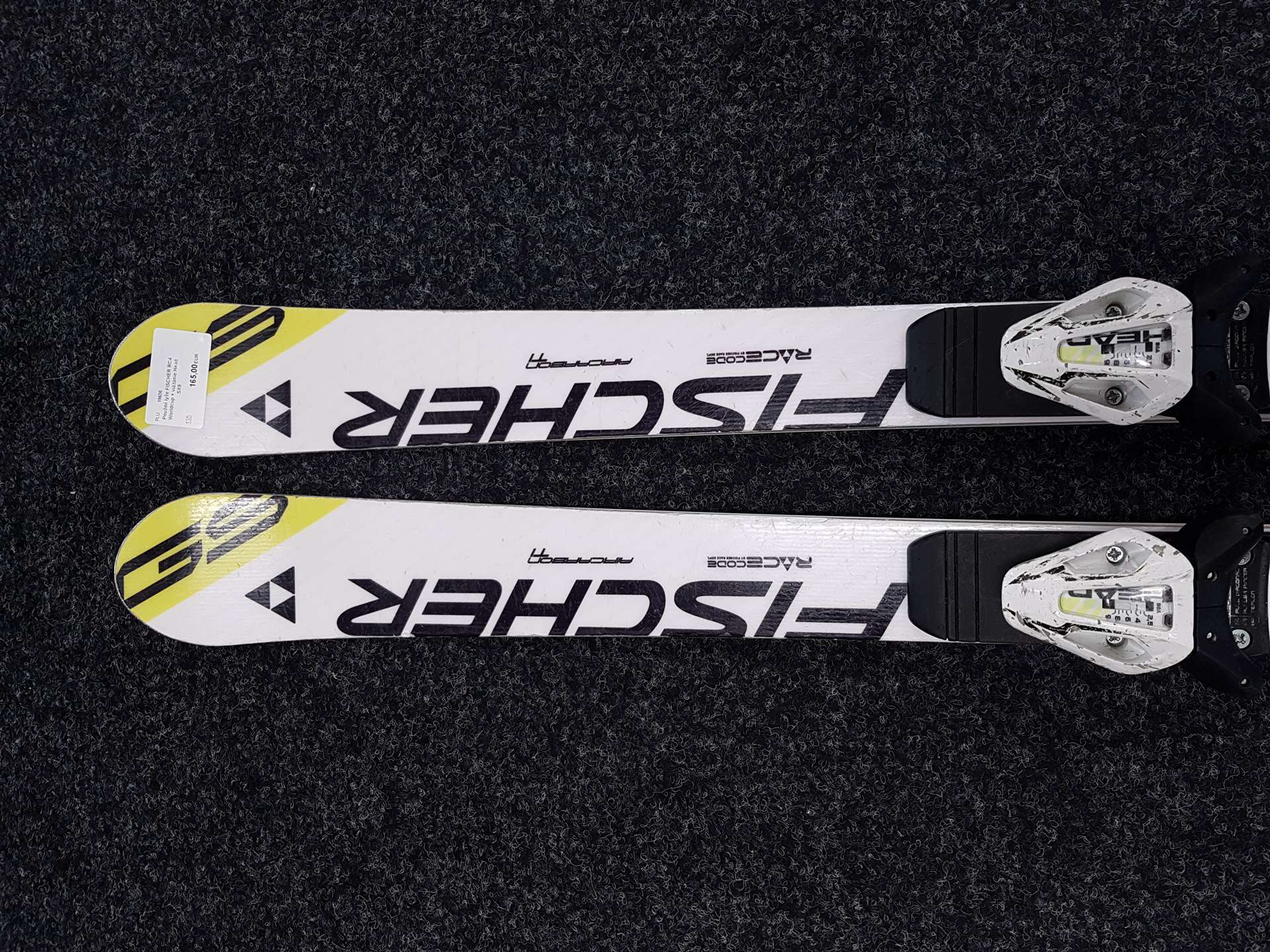 Używane narty FISCHER RC4 Worldcup Aircarbon Ti + wiązania Head SX9