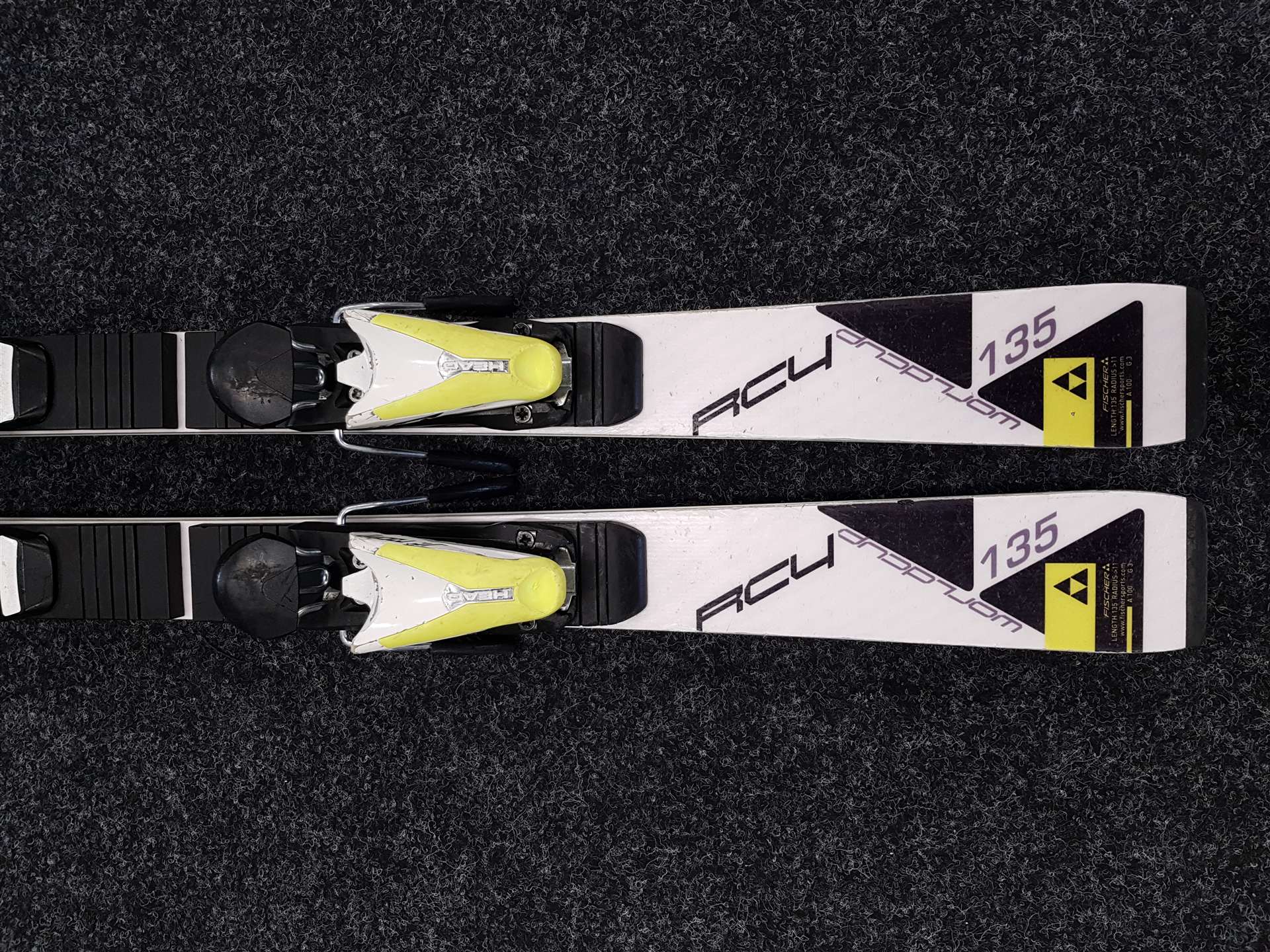 Używane narty FISCHER RC4 Worldcup Aircarbon Ti + wiązania Head SX9