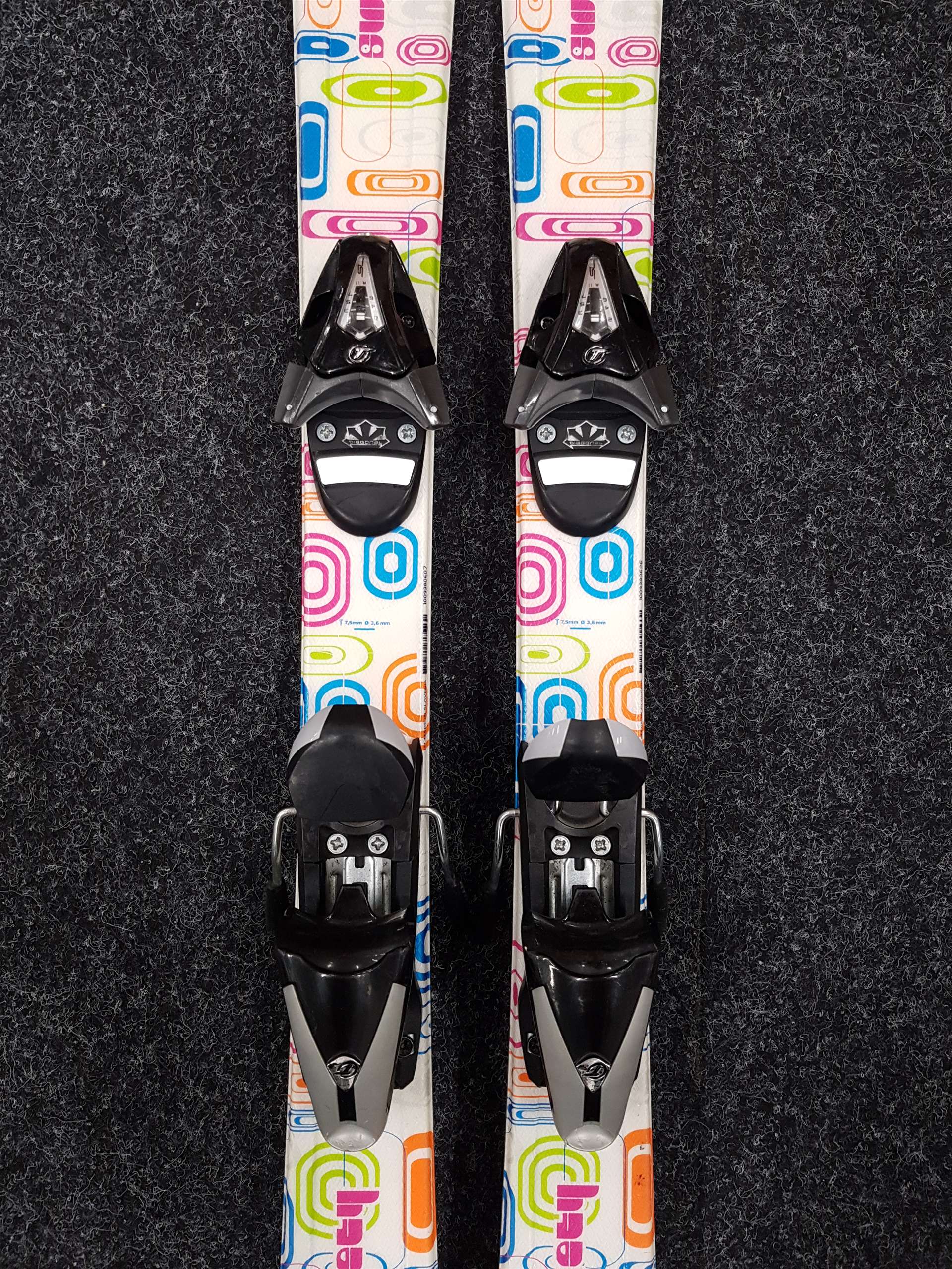 Použité detské lyže TECNOPRO Sweety + viazanie Tyrolia SL 7