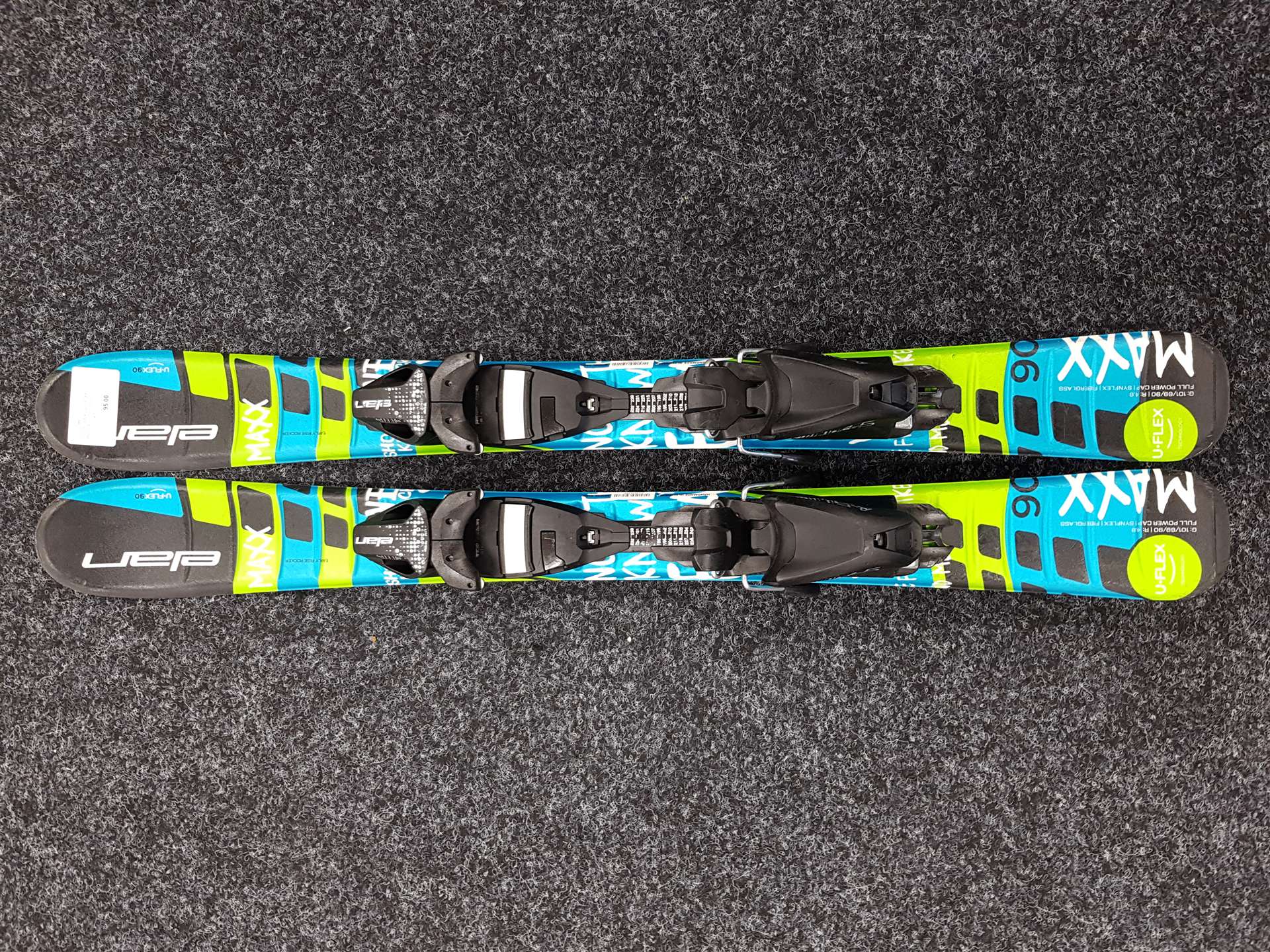 Použité dětské lyže ELAN MAXX + vázání Elan EL 4.5