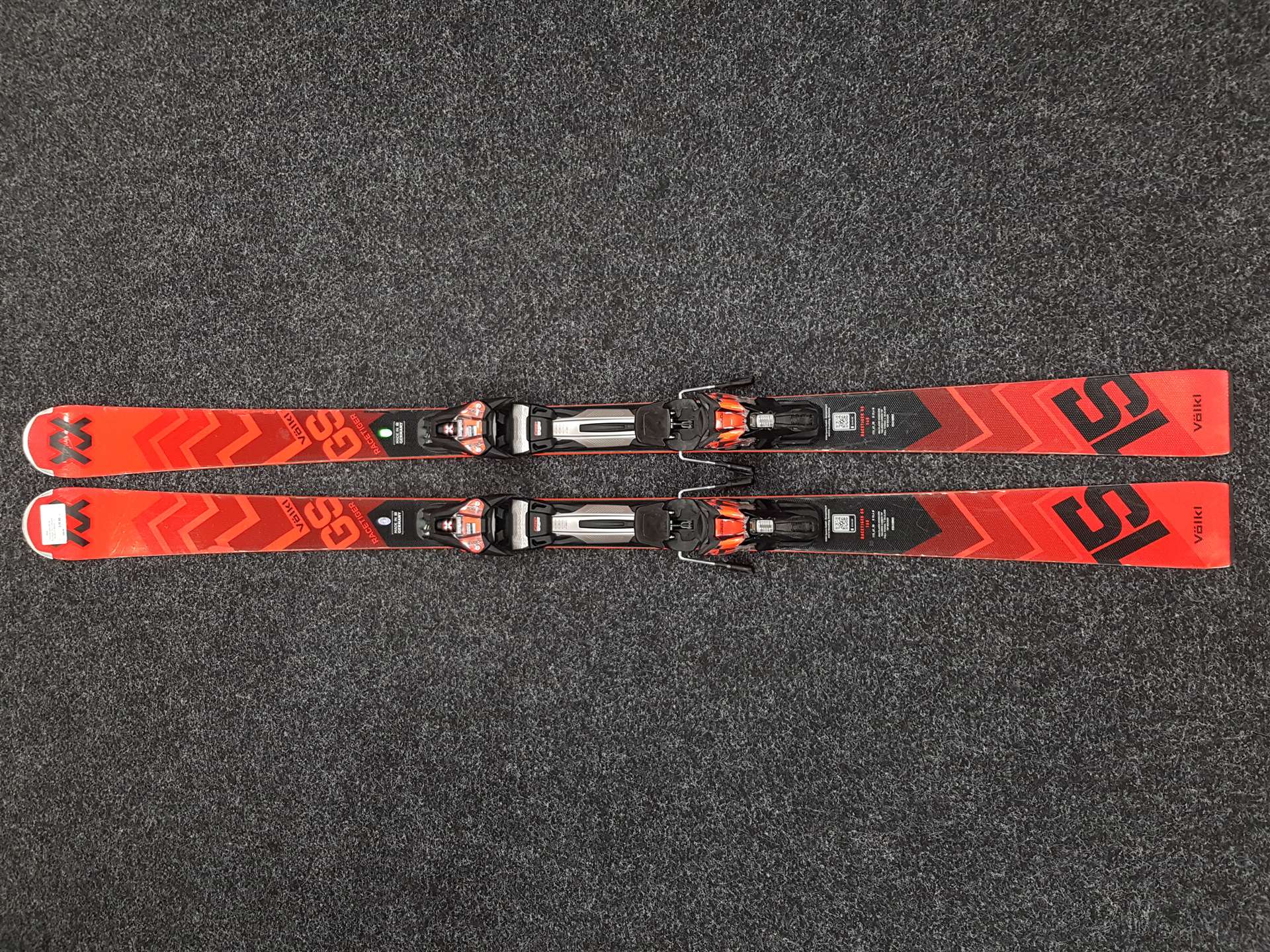 Gebrauchte VÖLKL Racetiger GS Ski + Marker R Motion 12 Bindungen