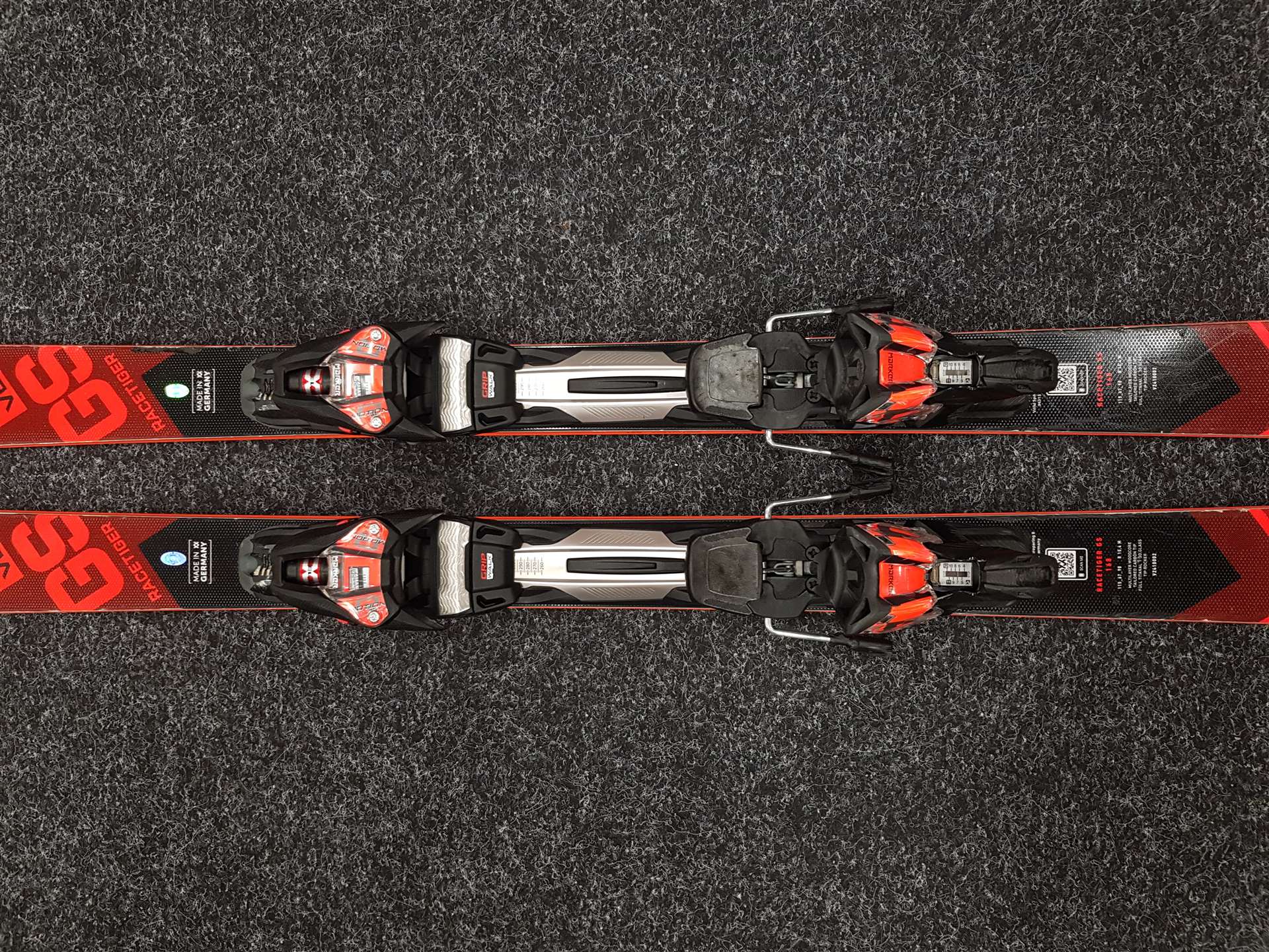 Gebrauchte VÖLKL Racetiger GS Ski + Marker R Motion 12 Bindungen