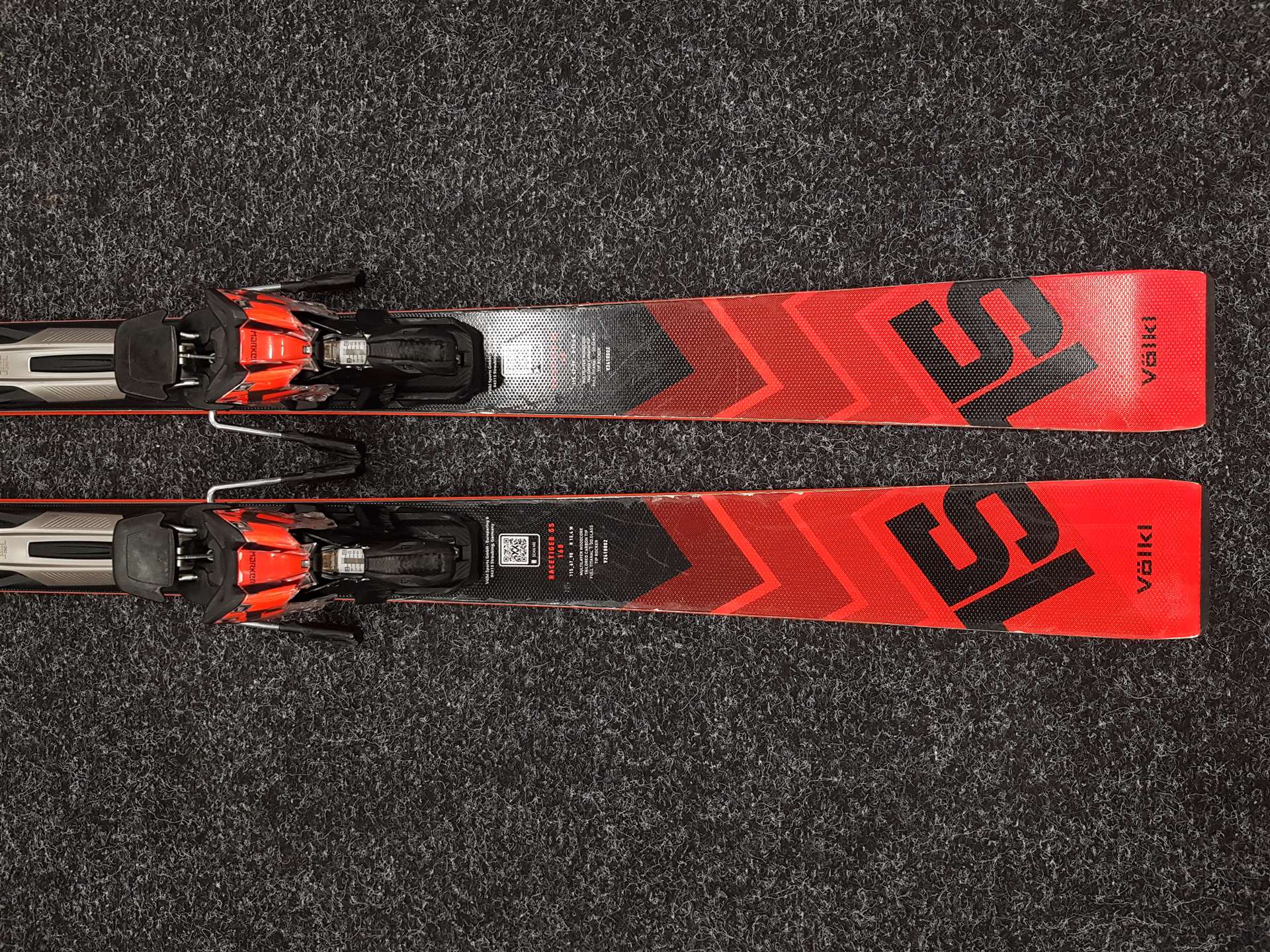 Gebrauchte VÖLKL Racetiger GS Ski + Marker R Motion 12 Bindungen