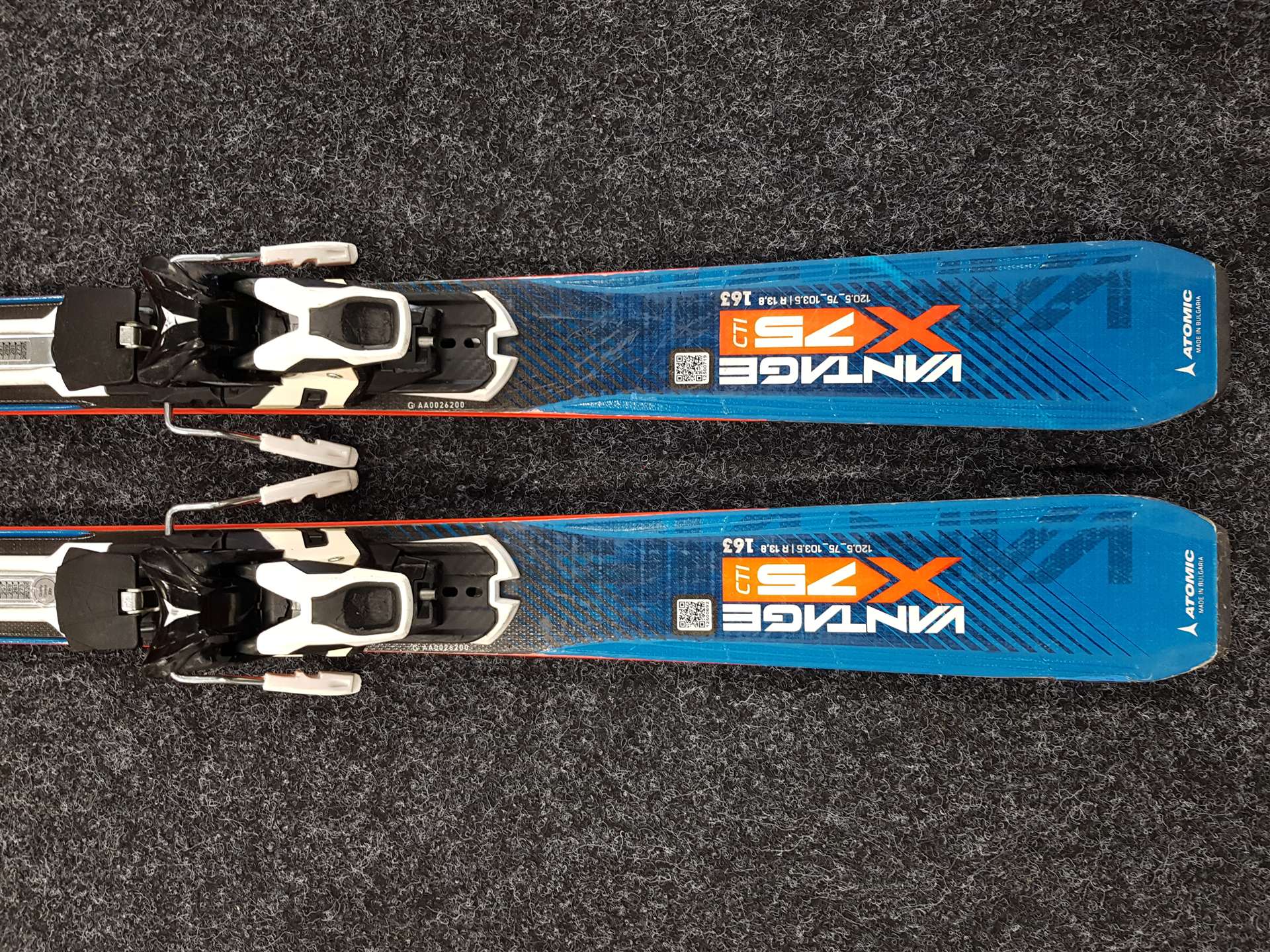 Gebrauchte ATOMIC Vantage X75 CTI Ski + Atomic XT 12 Bindungen